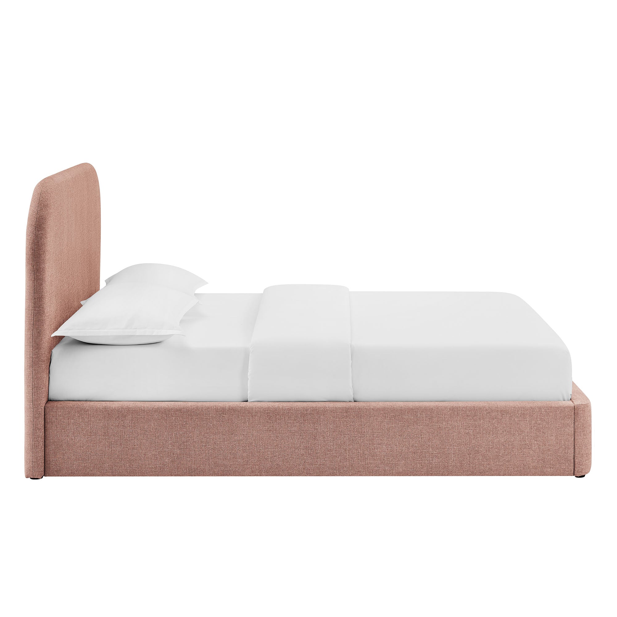 Keynote Fabric Upholstered Storage Platform Bed Frame