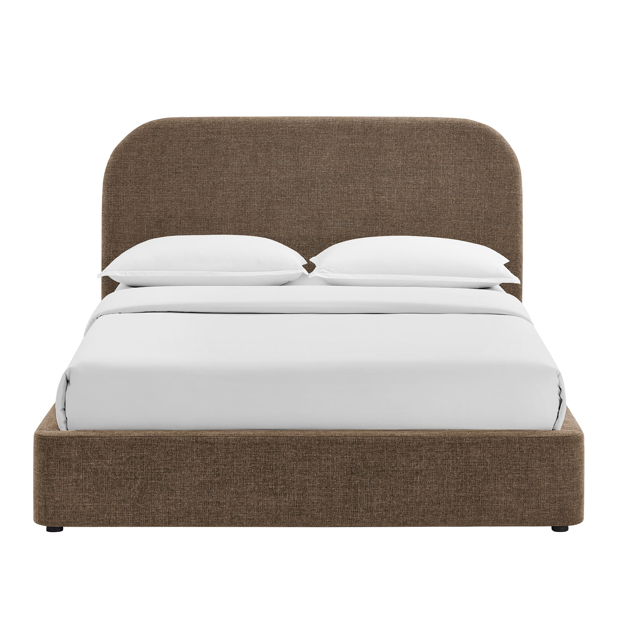 Keynote Fabric Upholstered Storage Platform Bed Frame