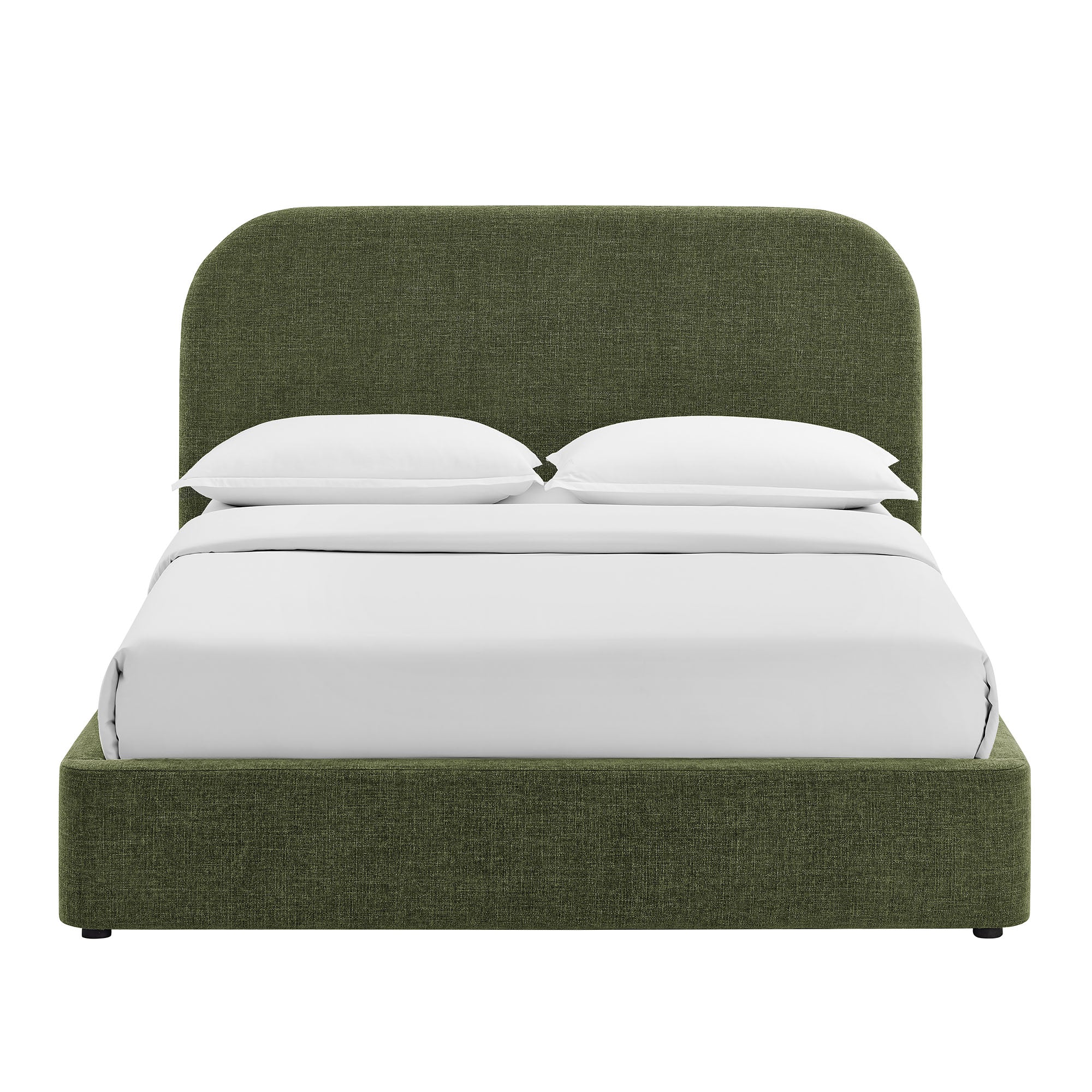 Keynote Fabric Upholstered Storage Platform Bed Frame