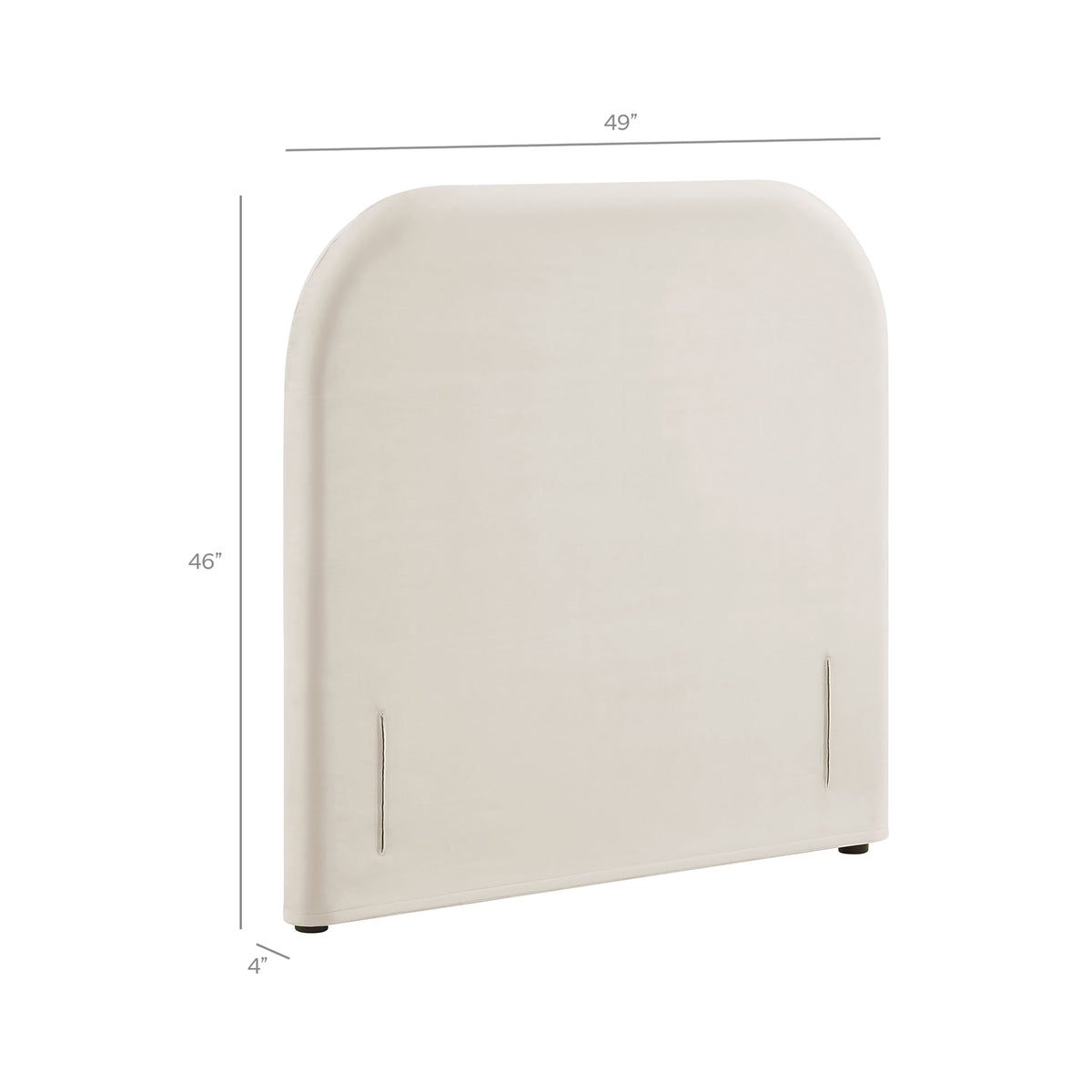 Keynote Stain-Resistant Performance Velvet Headboard