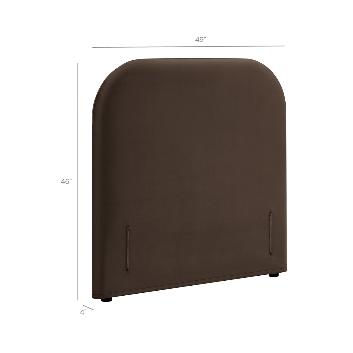 Keynote Stain-Resistant Performance Velvet Headboard