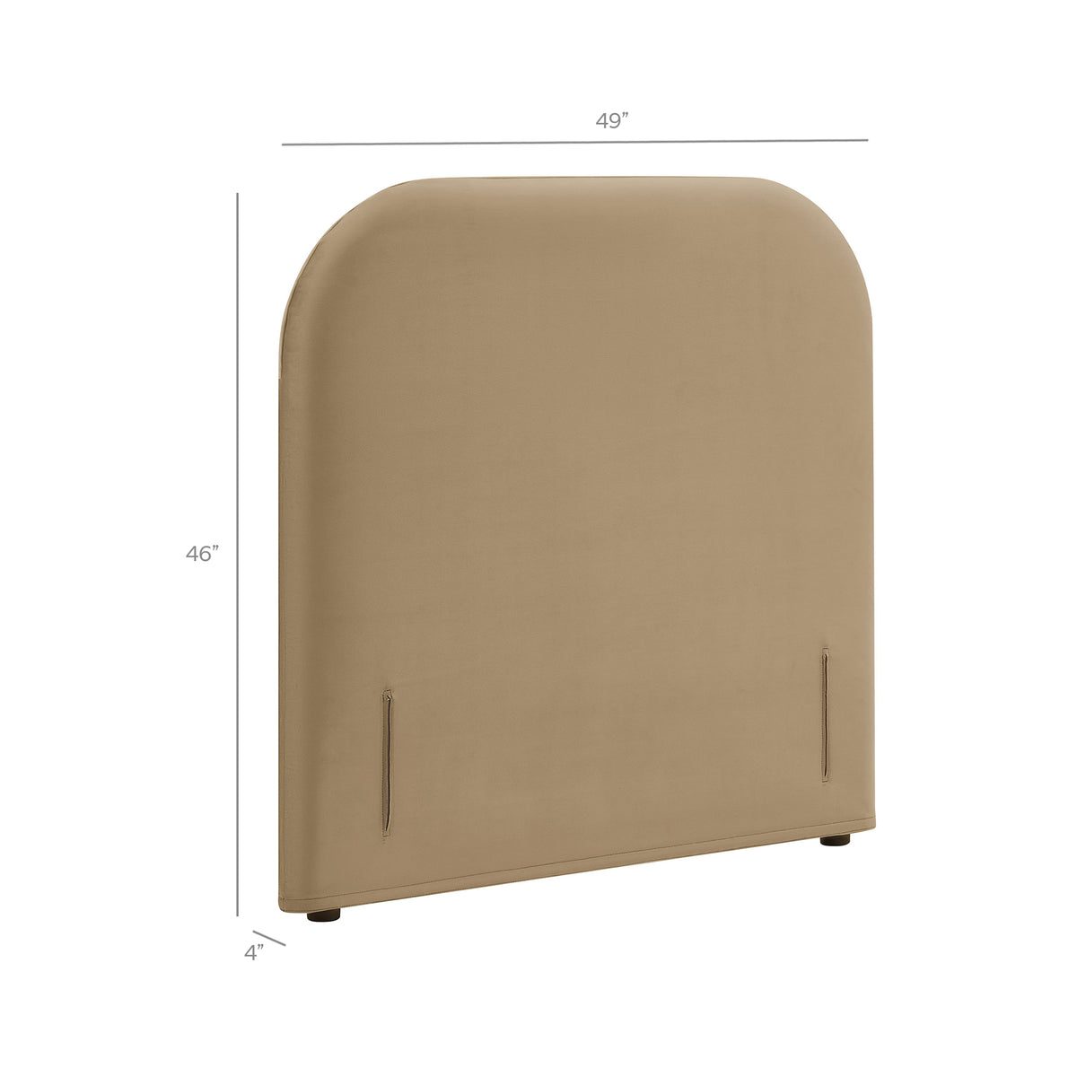 Keynote Stain-Resistant Performance Velvet Headboard