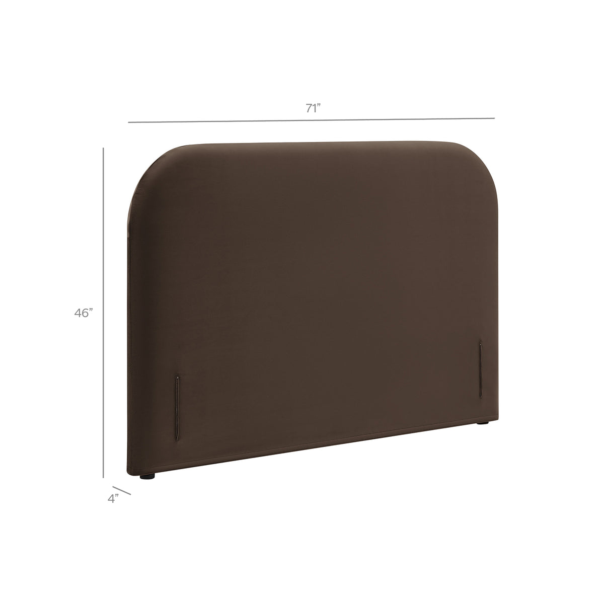 Keynote Stain-Resistant Performance Velvet Headboard
