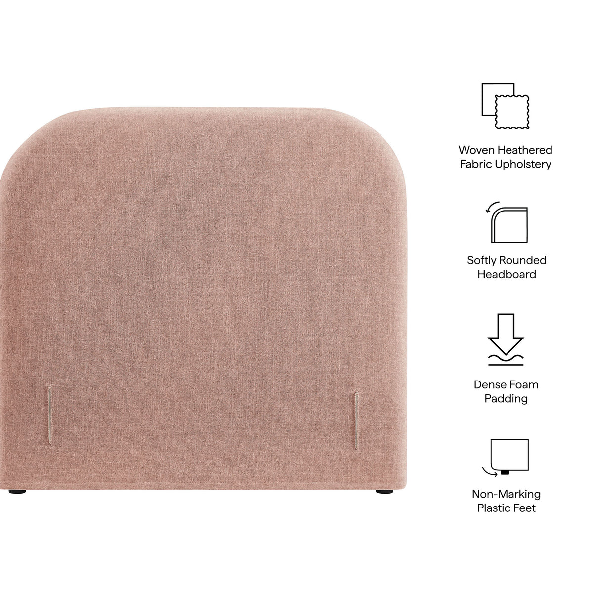 Keynote Upholstered Fabric Headboard