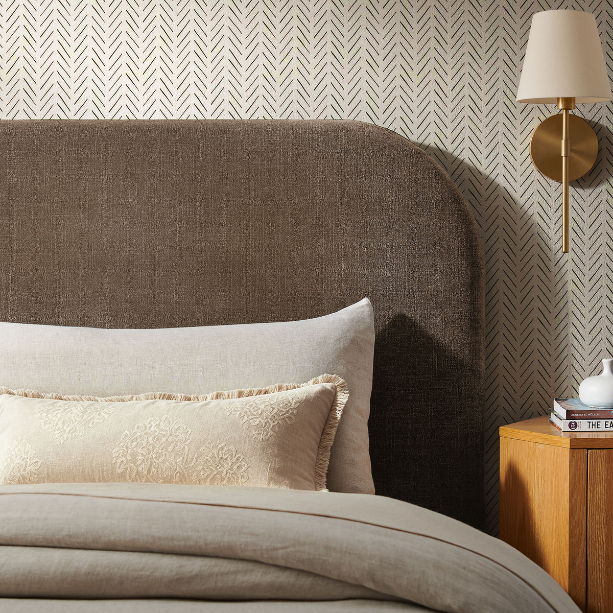 Keynote Upholstered Fabric Headboard