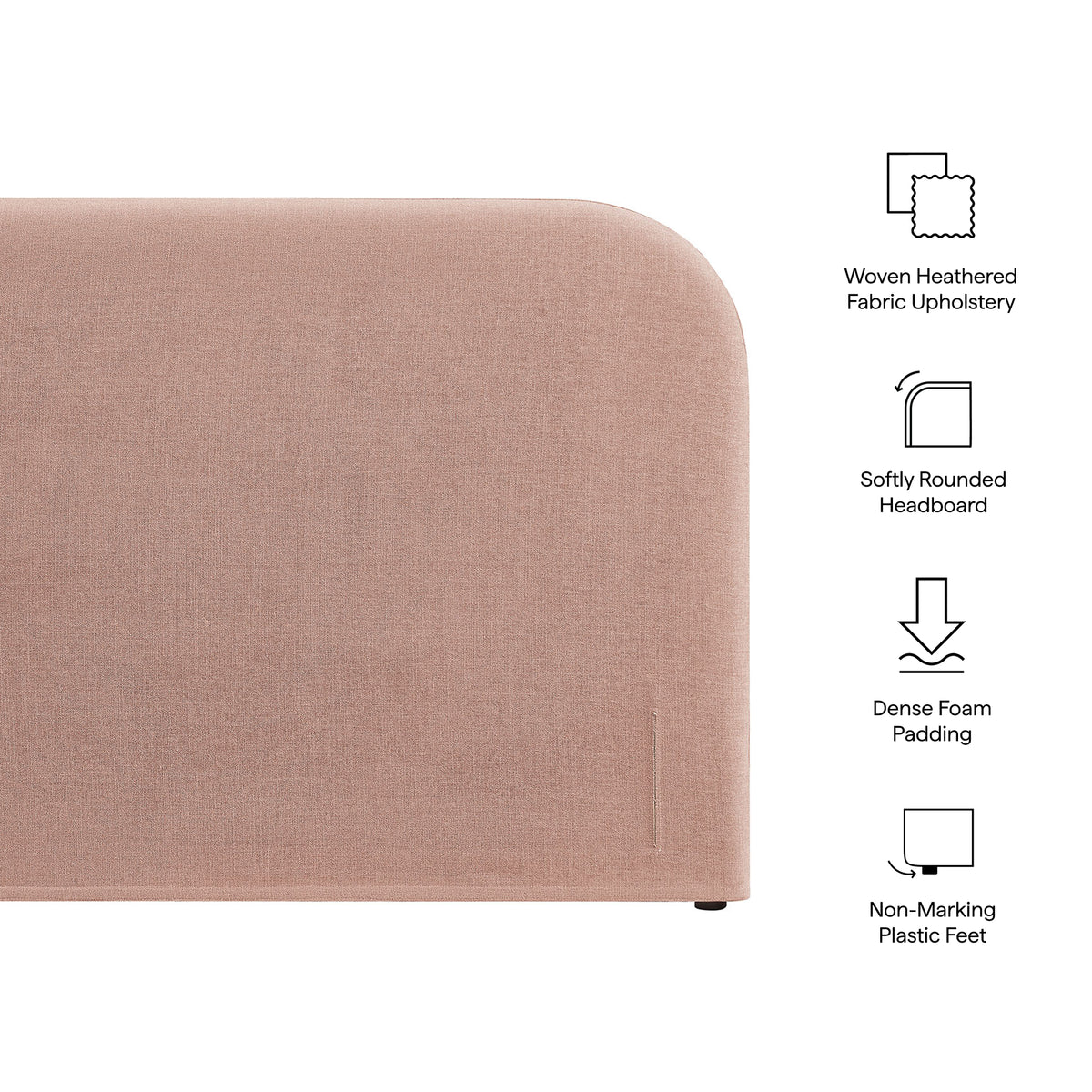 Keynote Upholstered Fabric Headboard
