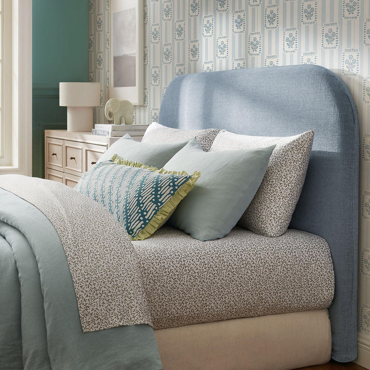 Keynote Upholstered Fabric Headboard