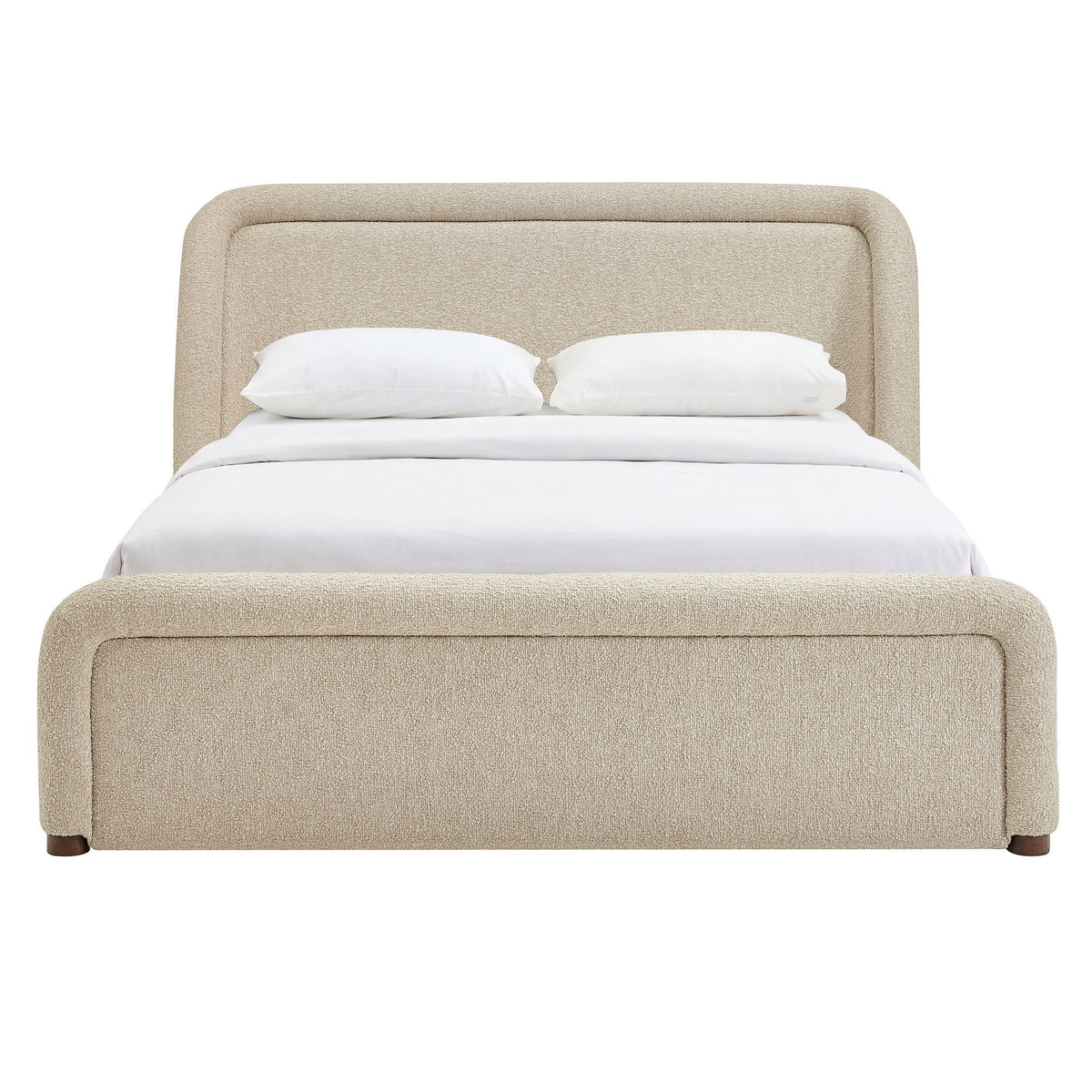 Tasmin Upholstered Fabric Platform Bed