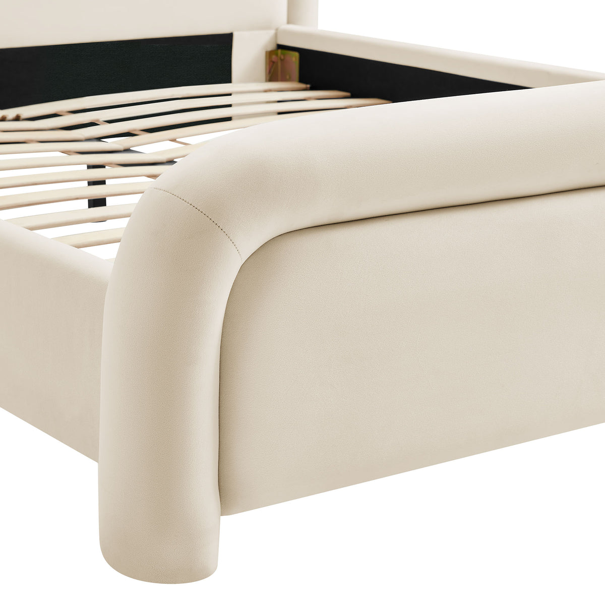 Beck Performance Velvet Platform Bed