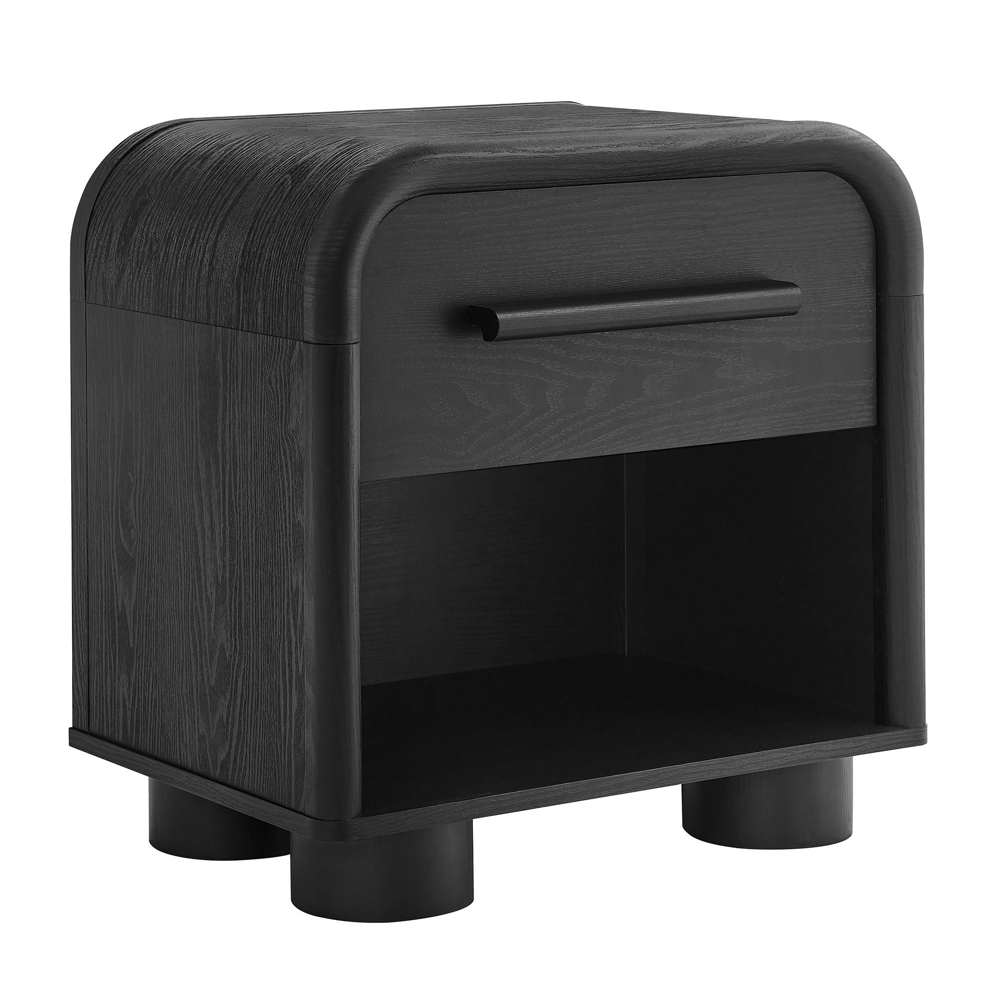 Bellamy Curved 1-Drawer Nightstand