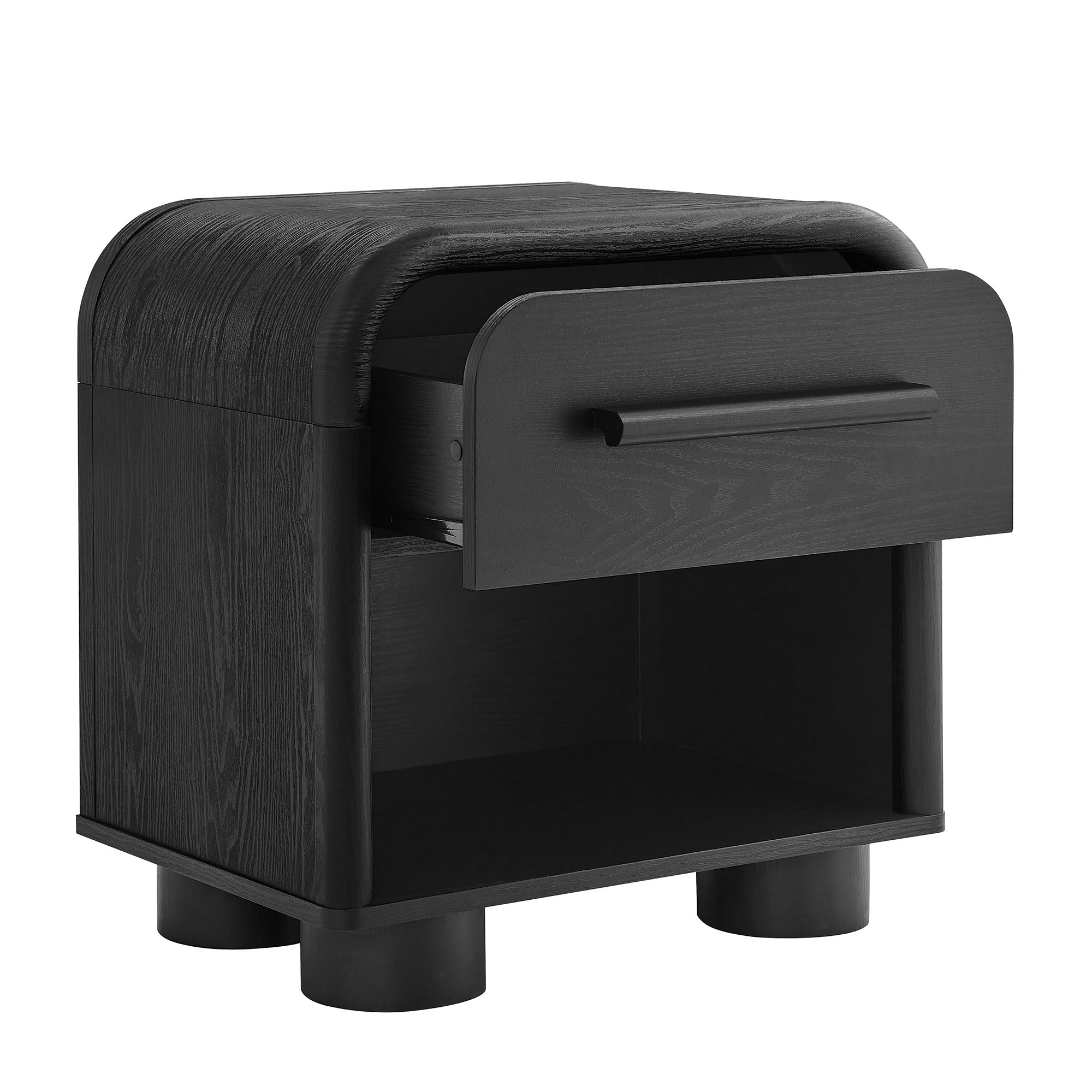 Bellamy Curved 1-Drawer Nightstand