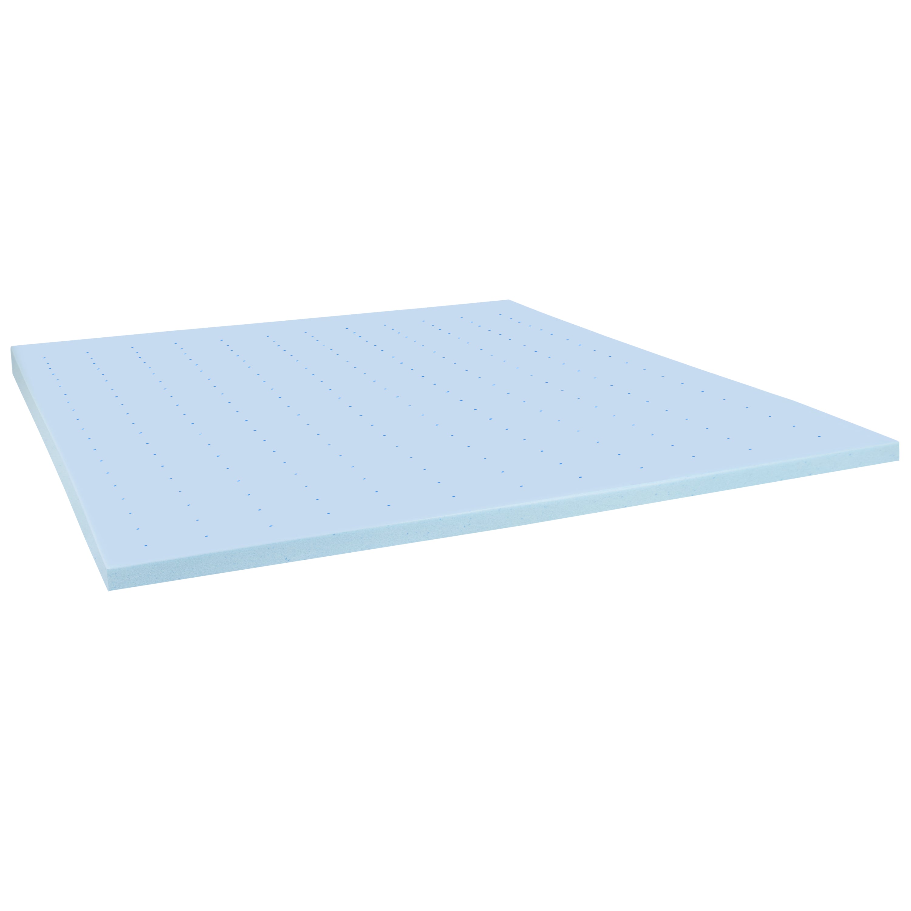 Capri Comfortable Sleep 2 inch Cooling Gel Memory Foam Mattress Topper