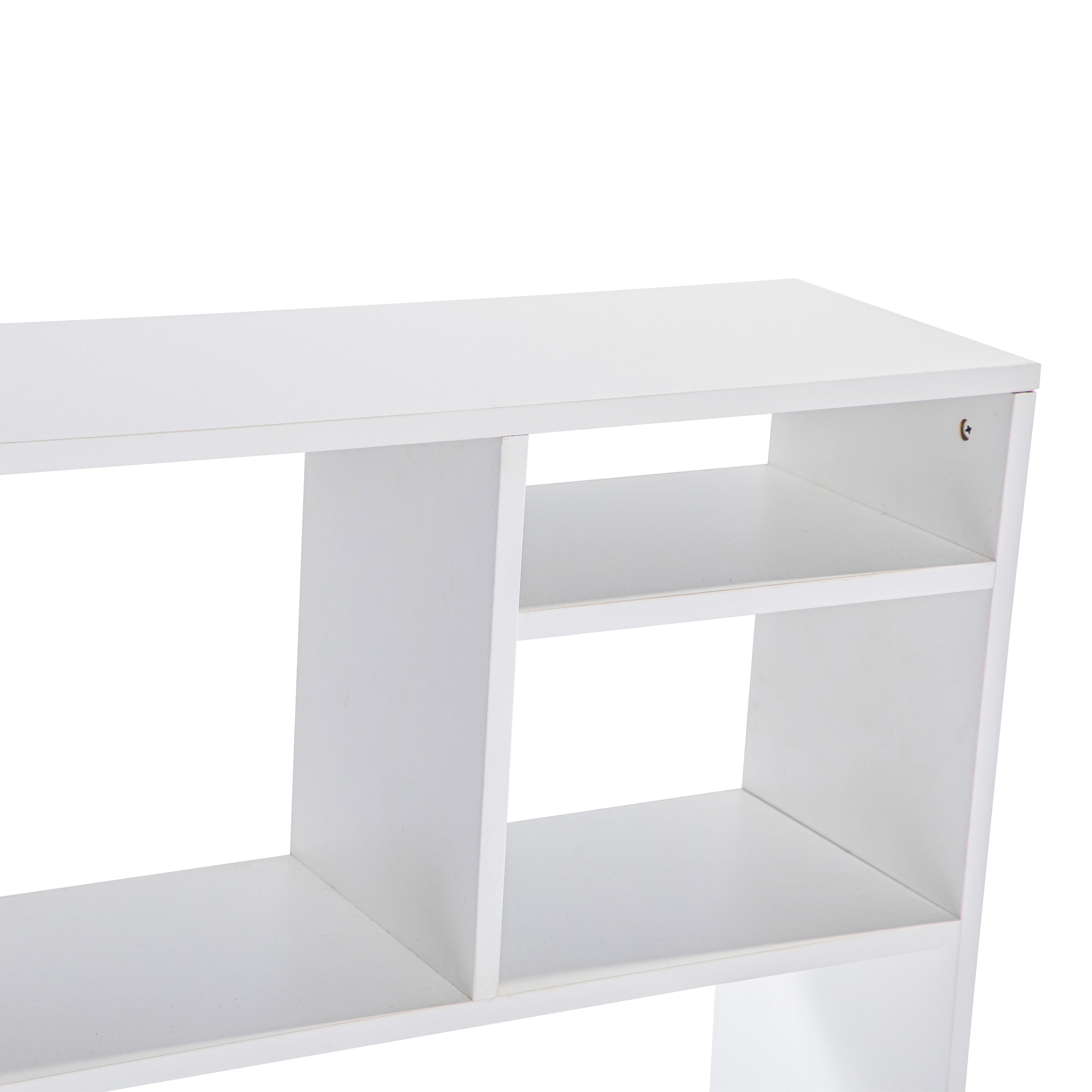 Lotus Desktop Bookshelf Storage Organizer with Multiple Cubbies