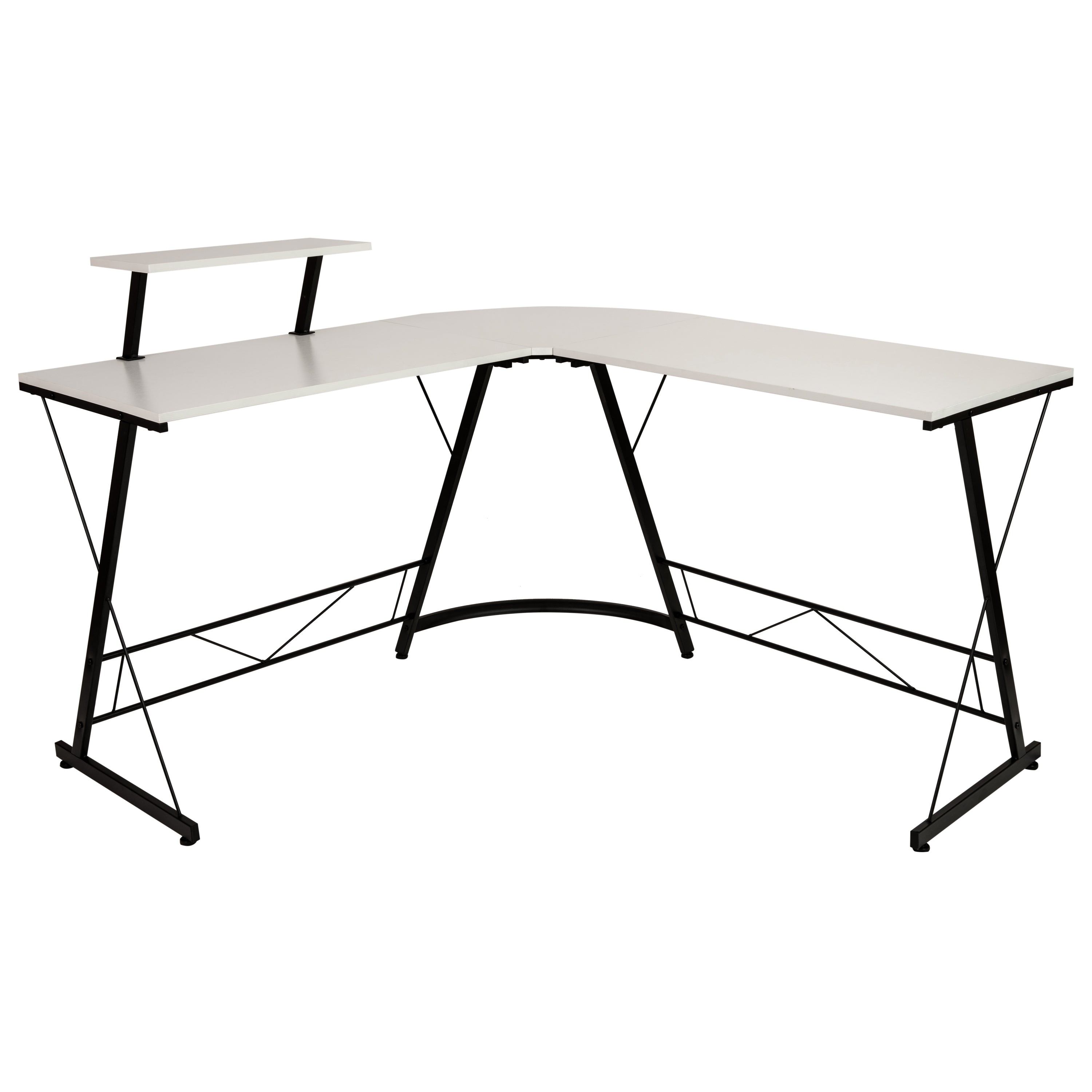 L-Shaped Desk 71.5" Computer Corner Desk, Home Office Corner Desk, Gaming Desk, Space Saving, Easy to Assemble