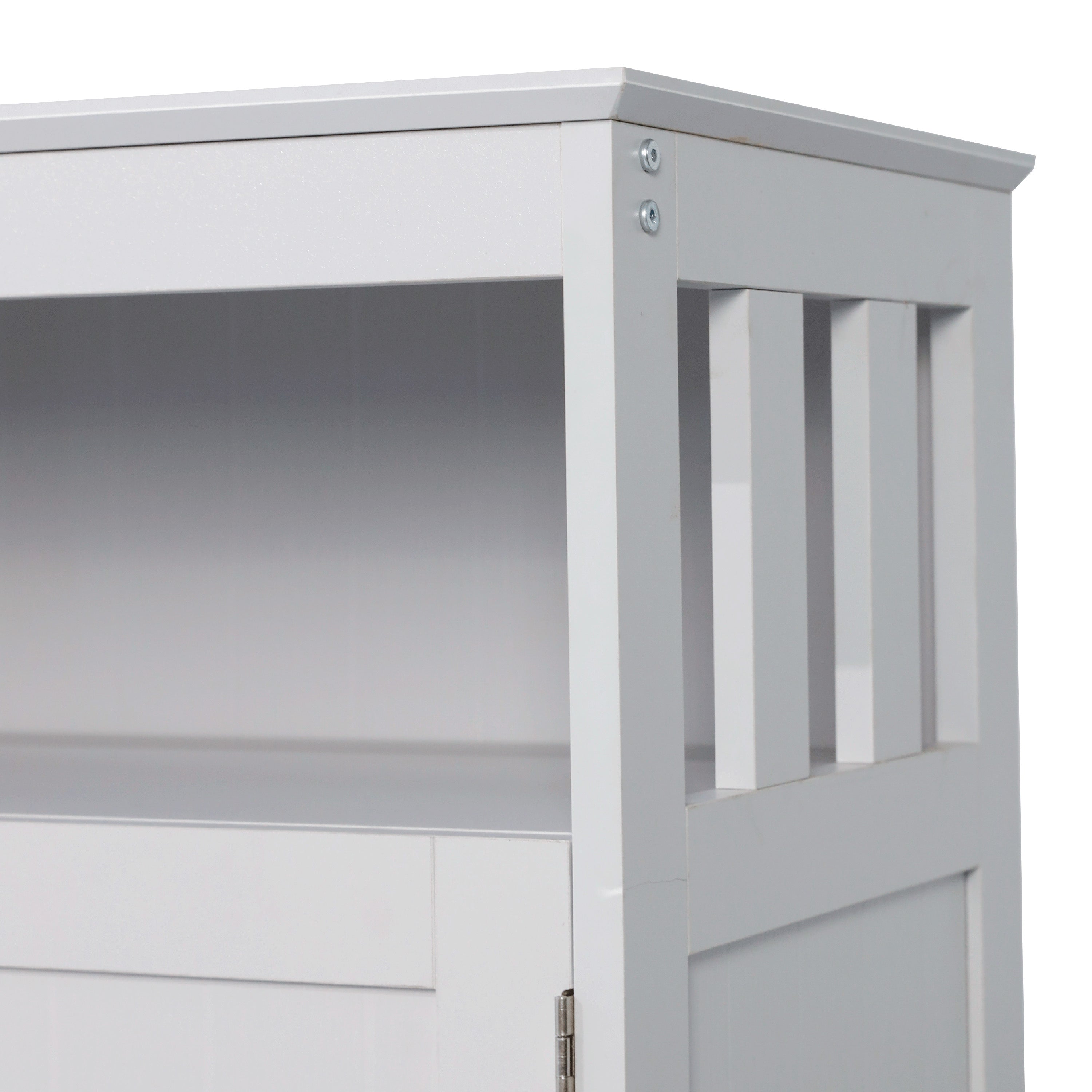 Mayfield Classic Buffet and Sideboard with Double Door Storage Cabinet and Open Storage Shelf