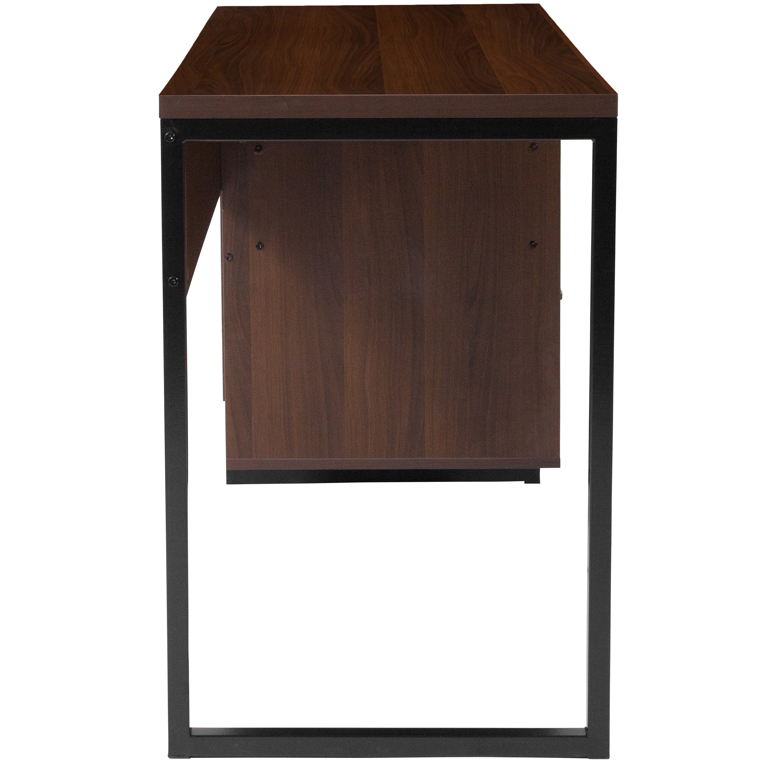 Northbrook Wood Grain Finish Computer Desk with Metal Frame