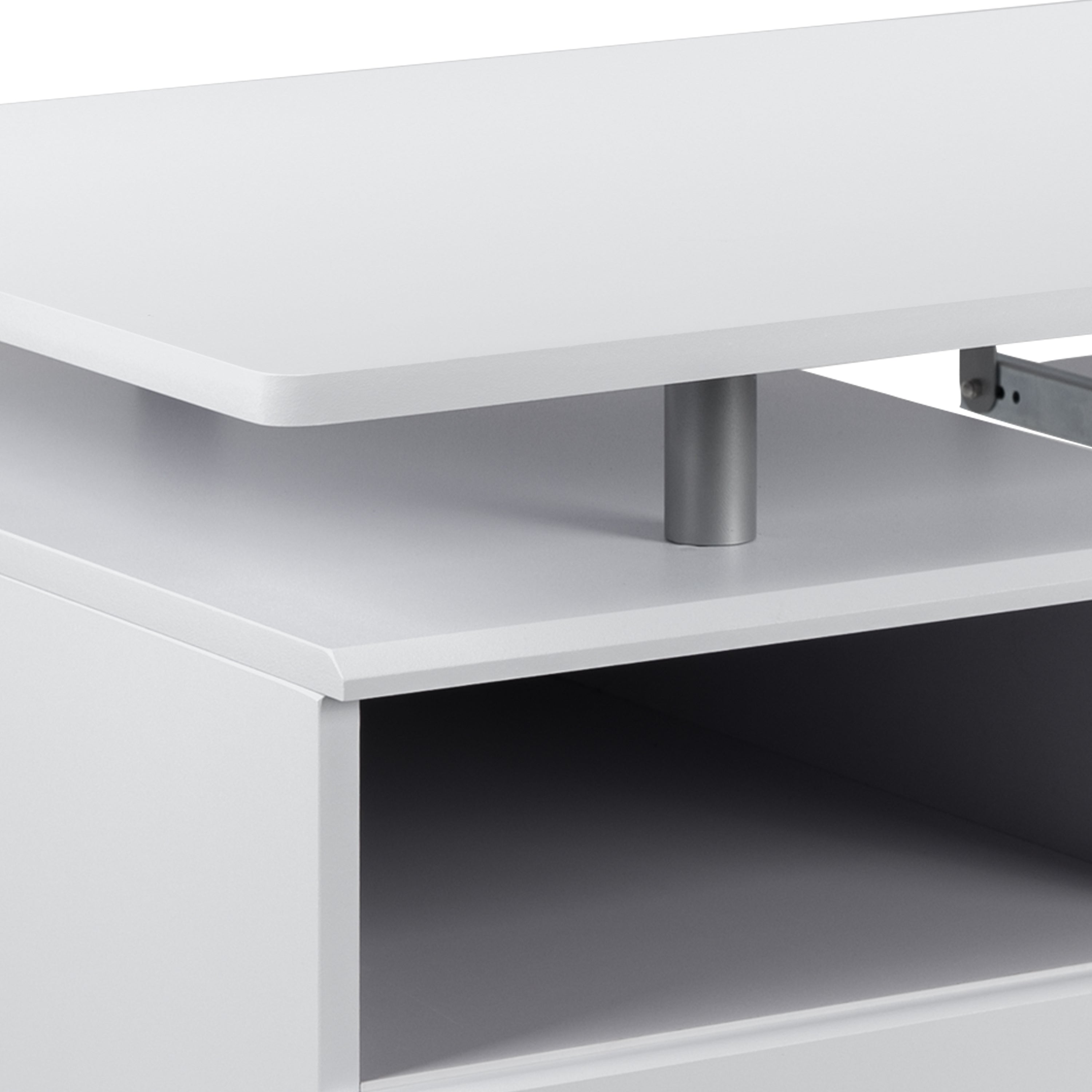 Computer Desk with Three Drawer Single Pedestal and Pull-Out Keyboard Tray