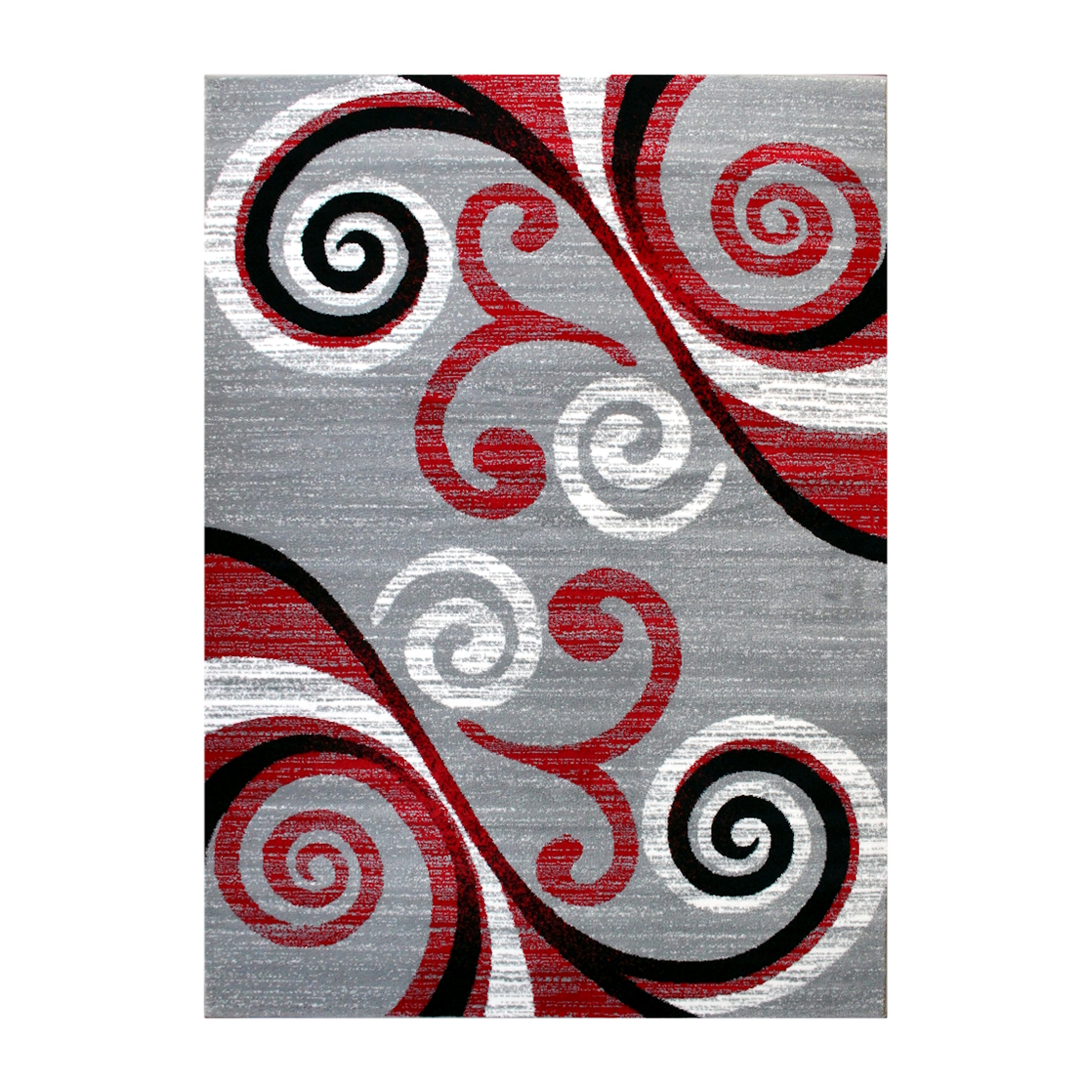 Valli Collection Modern Abstract Pattern Area Rug - Olefin Rug with Jute Backing for Hallway, Entryway, Bedroom, Living Room-Area Rug-Flash Furniture-Wall2Wall Furnishings