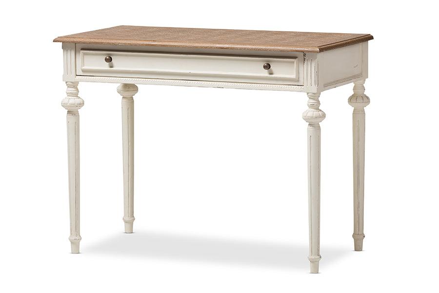 Marquetterie French Provincial Weathered and wash Writing Desk