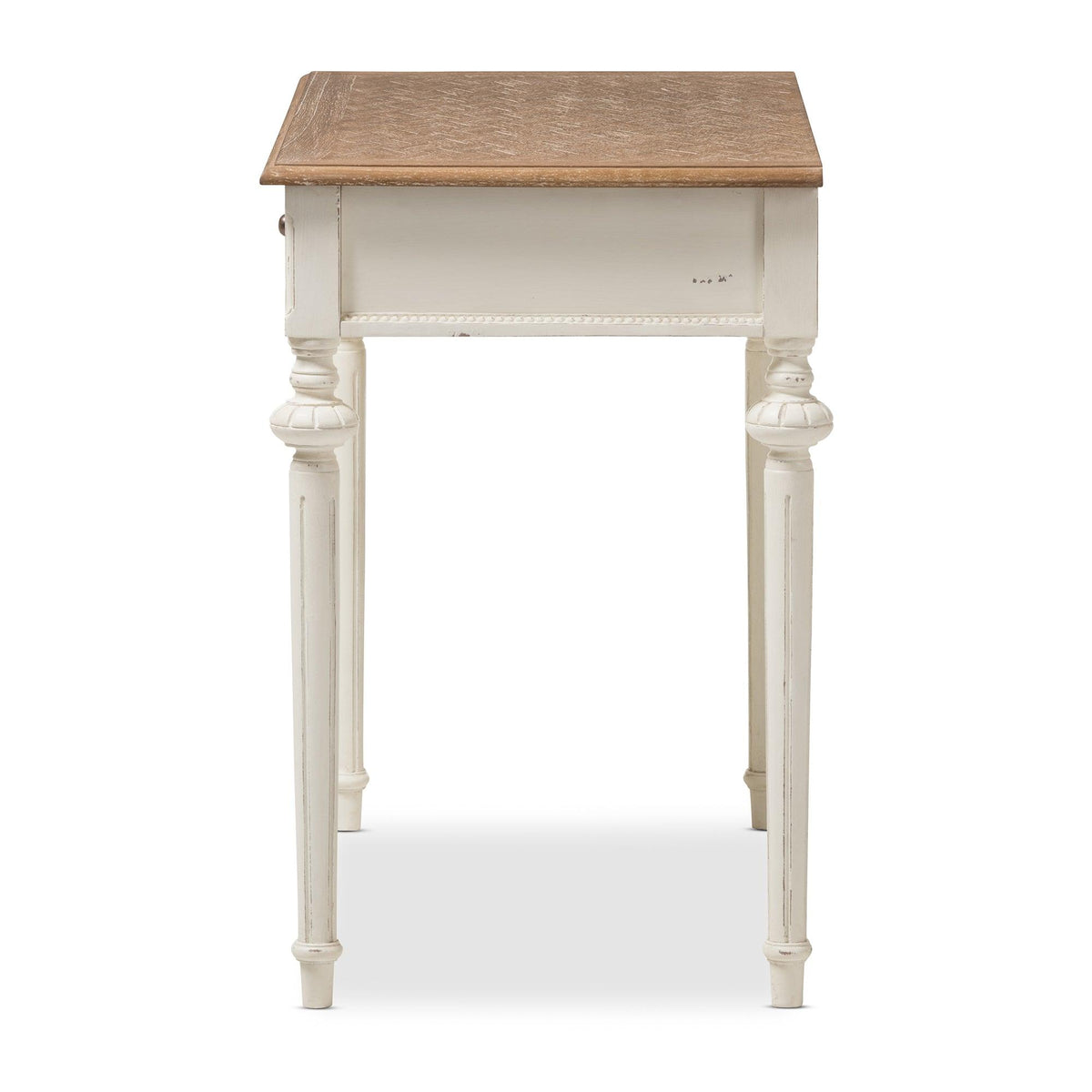 Marquetterie French Provincial Weathered and wash Writing Desk