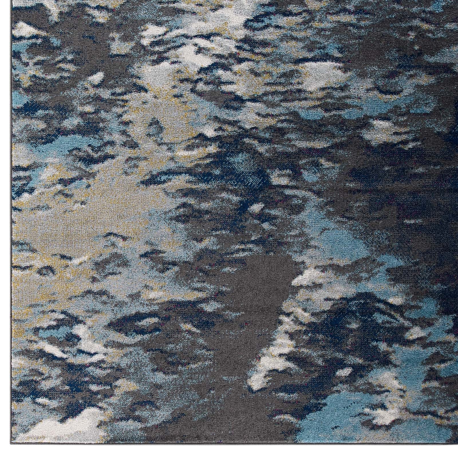 Entourage Foliage Contemporary Modern Abstract 8x10 Area Rug-Area Rug-Modway-Wall2Wall Furnishings