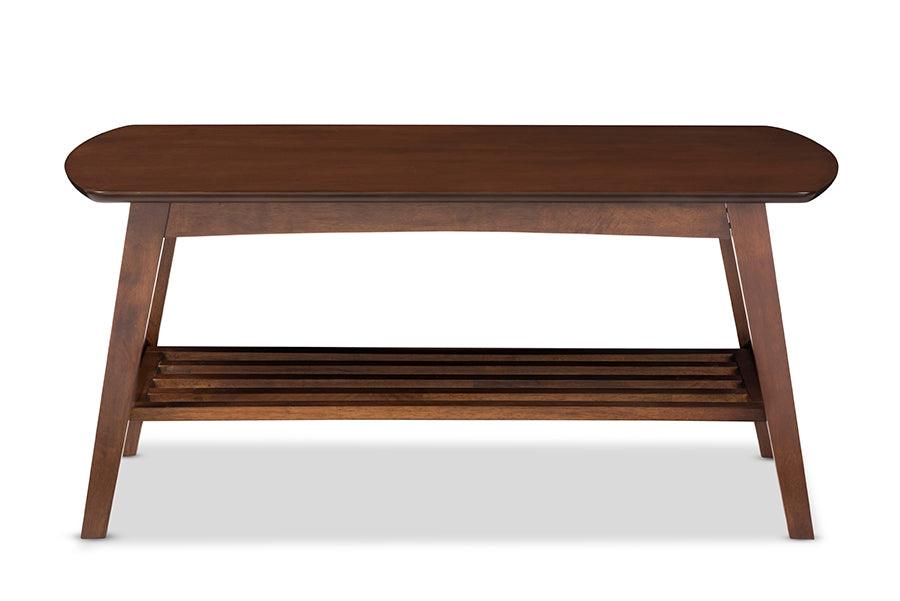 Sacramento Mid-century Modern Scandinavian Style Dark Coffee Table