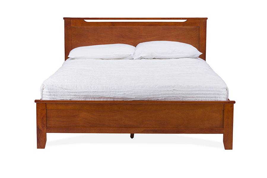 Demitasse Wood Contemporary Bed