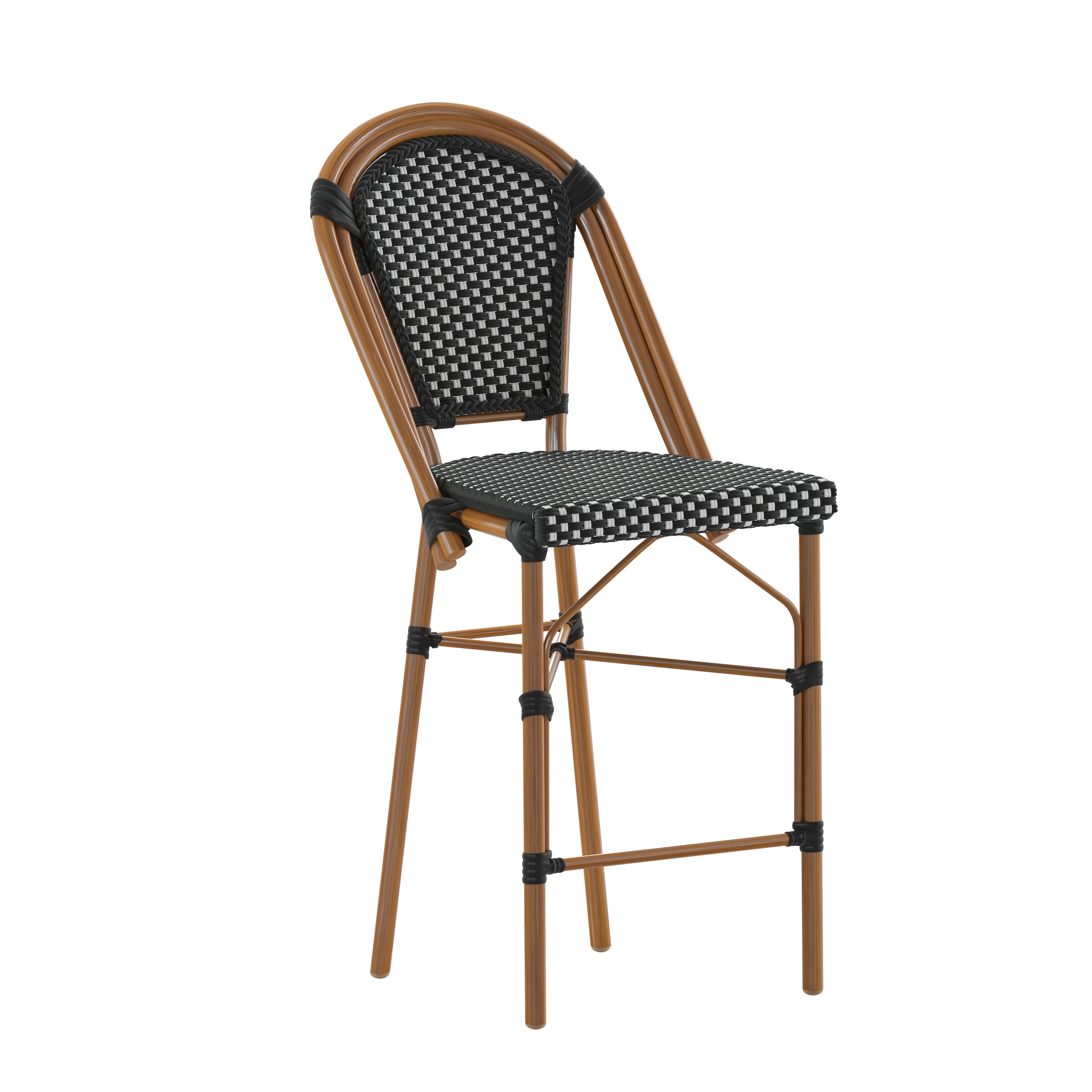 Bordeaux Stackable Indoor/Outdoor Bistro 26" High Counter Height Stool