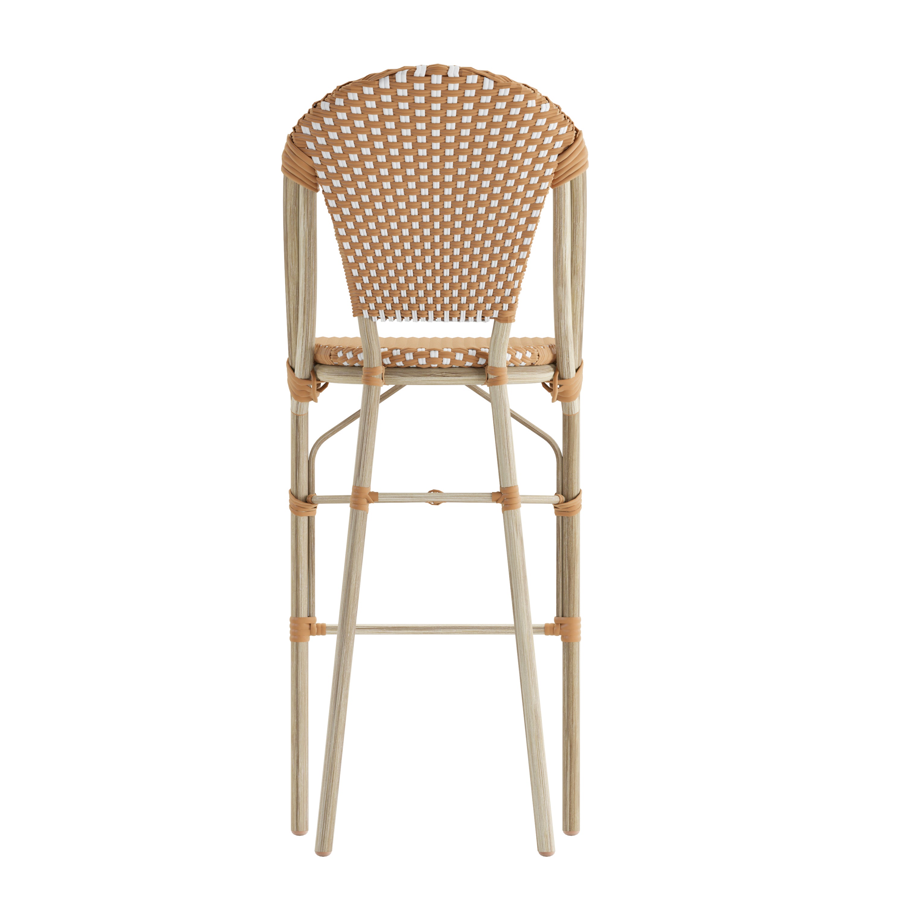 Lourdes Stackable Indoor/Outdoor Bistro 30" High Bar Height Stool