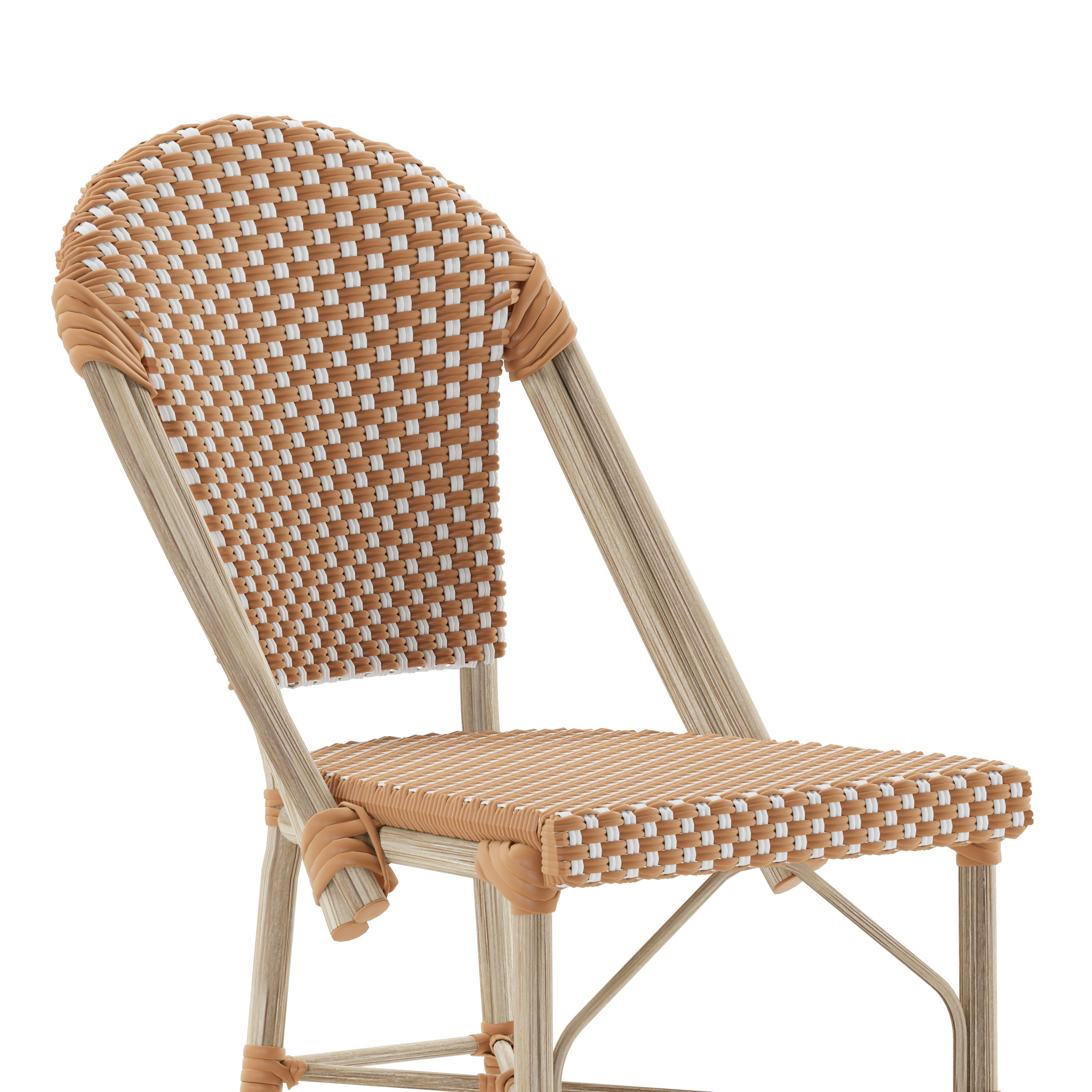 Lourdes Stackable Indoor/Outdoor Bistro 30" High Bar Height Stool