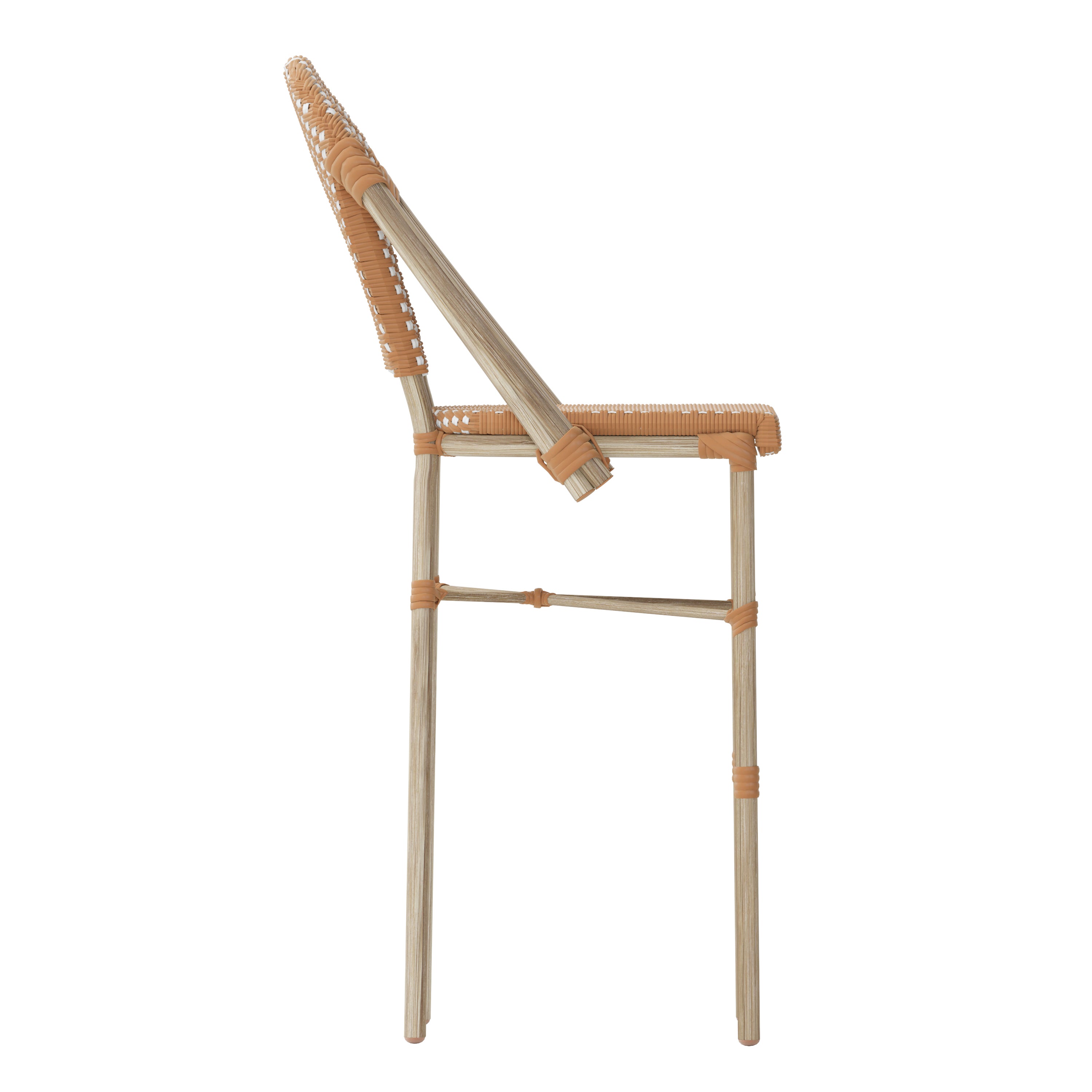 Lourdes Stackable Indoor/Outdoor Bistro 30" High Bar Height Stool