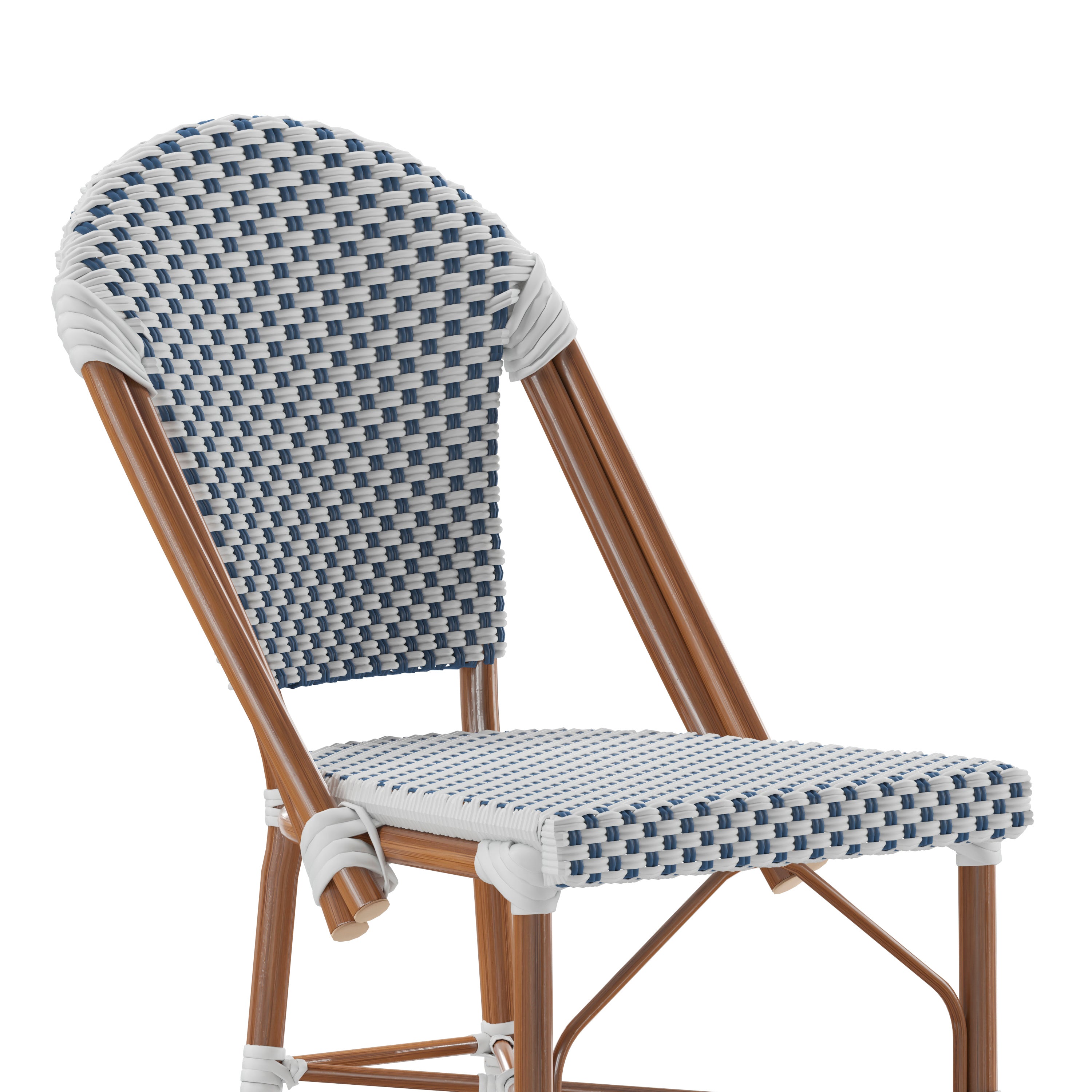 Lourdes Stackable Indoor/Outdoor Bistro 30" High Bar Height Stool