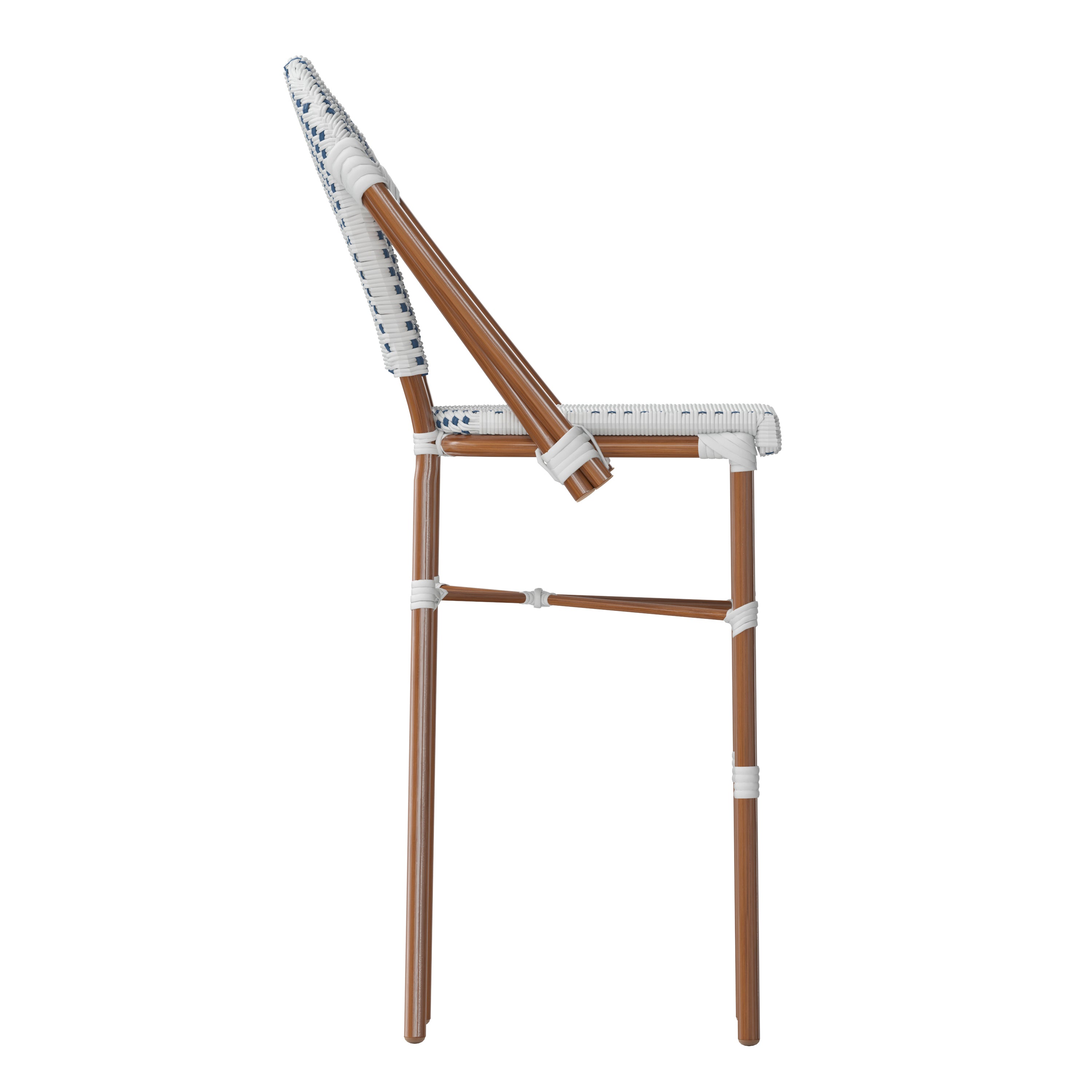 Lourdes Stackable Indoor/Outdoor Bistro 30" High Bar Height Stool