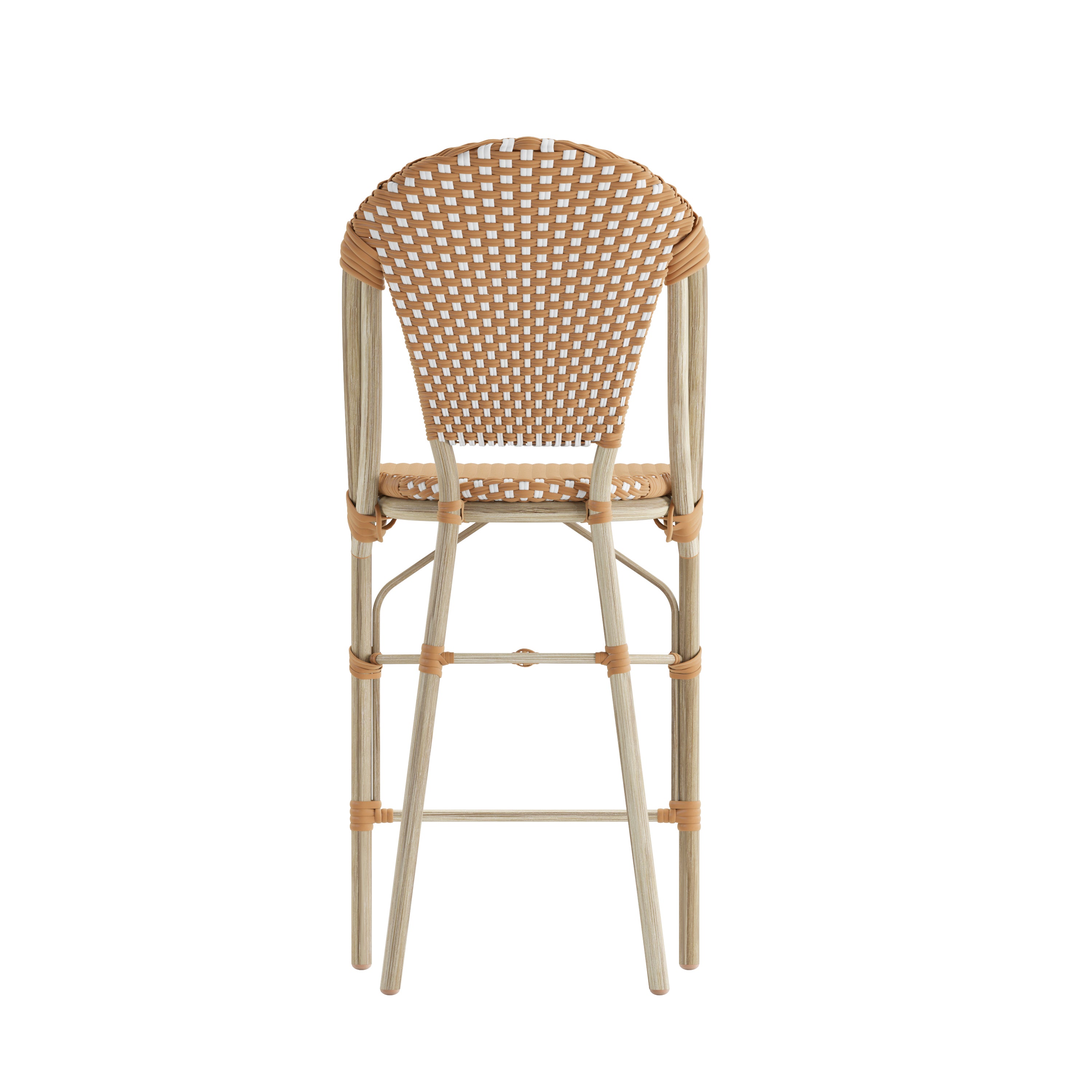 Lourdes Stackable Indoor/Outdoor Bistro 26" High Counter Height Stool
