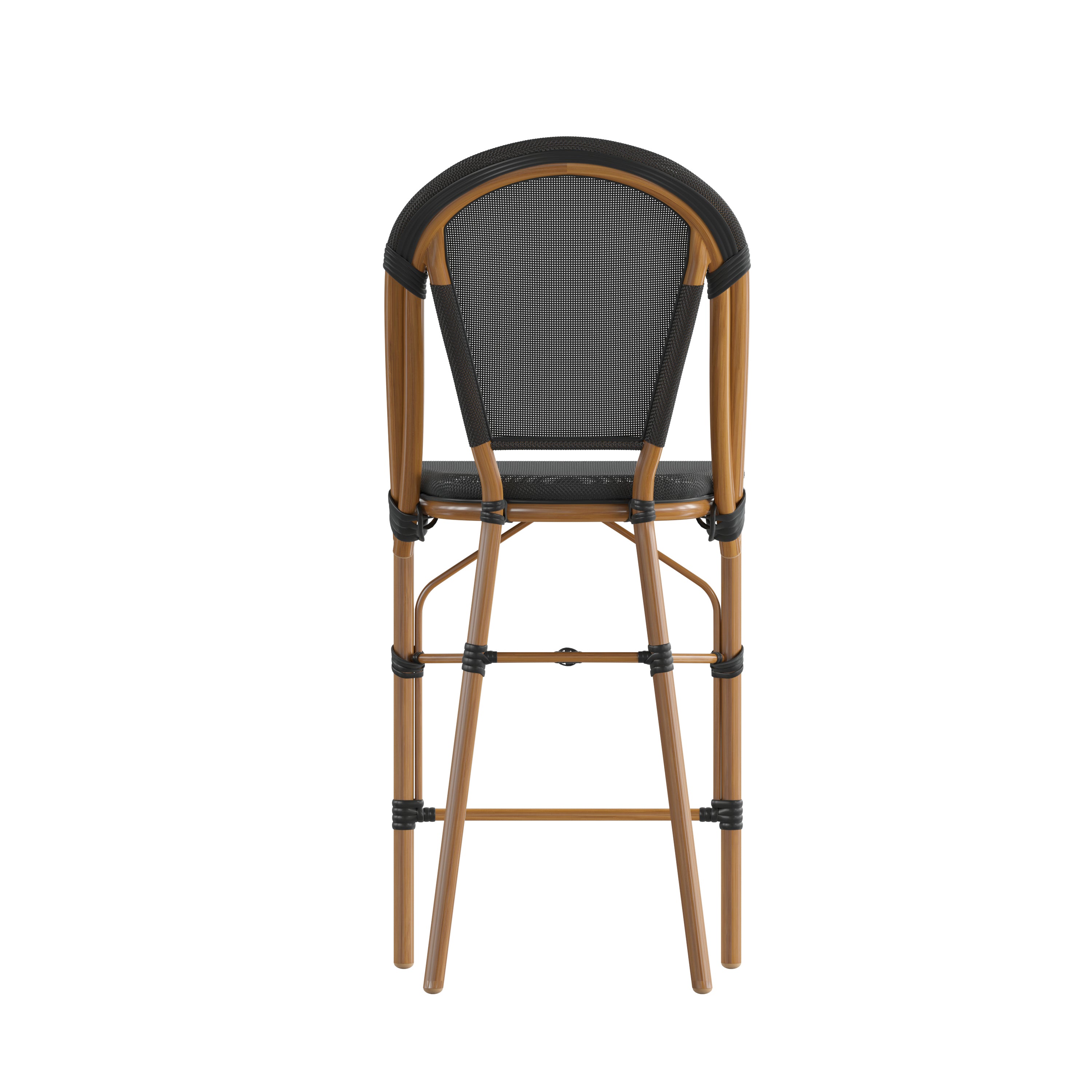 Marseille Stackable Indoor/Outdoor Bistro 26" High Counter Height Stool,