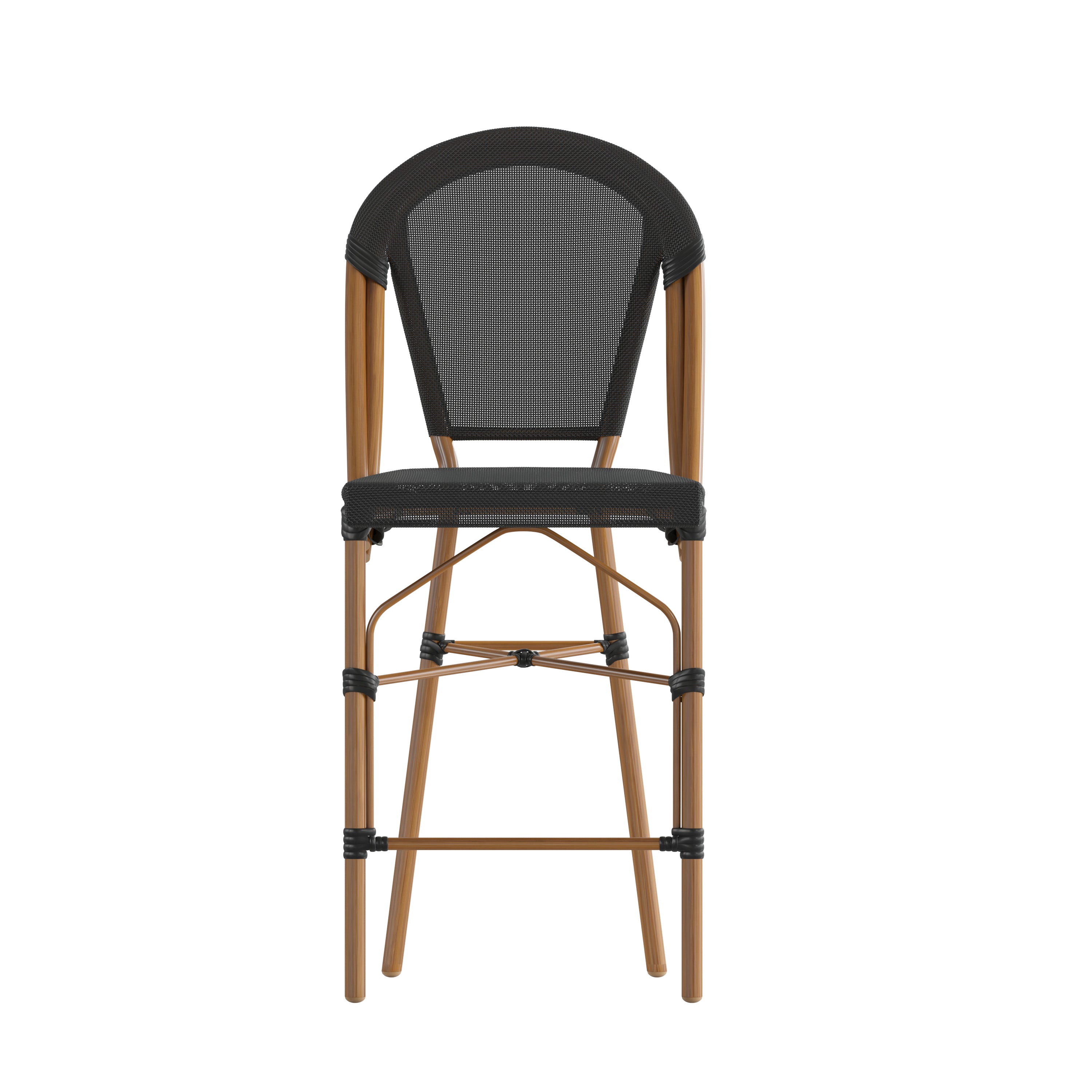 Marseille Stackable Indoor/Outdoor Bistro 26" High Counter Height Stool,