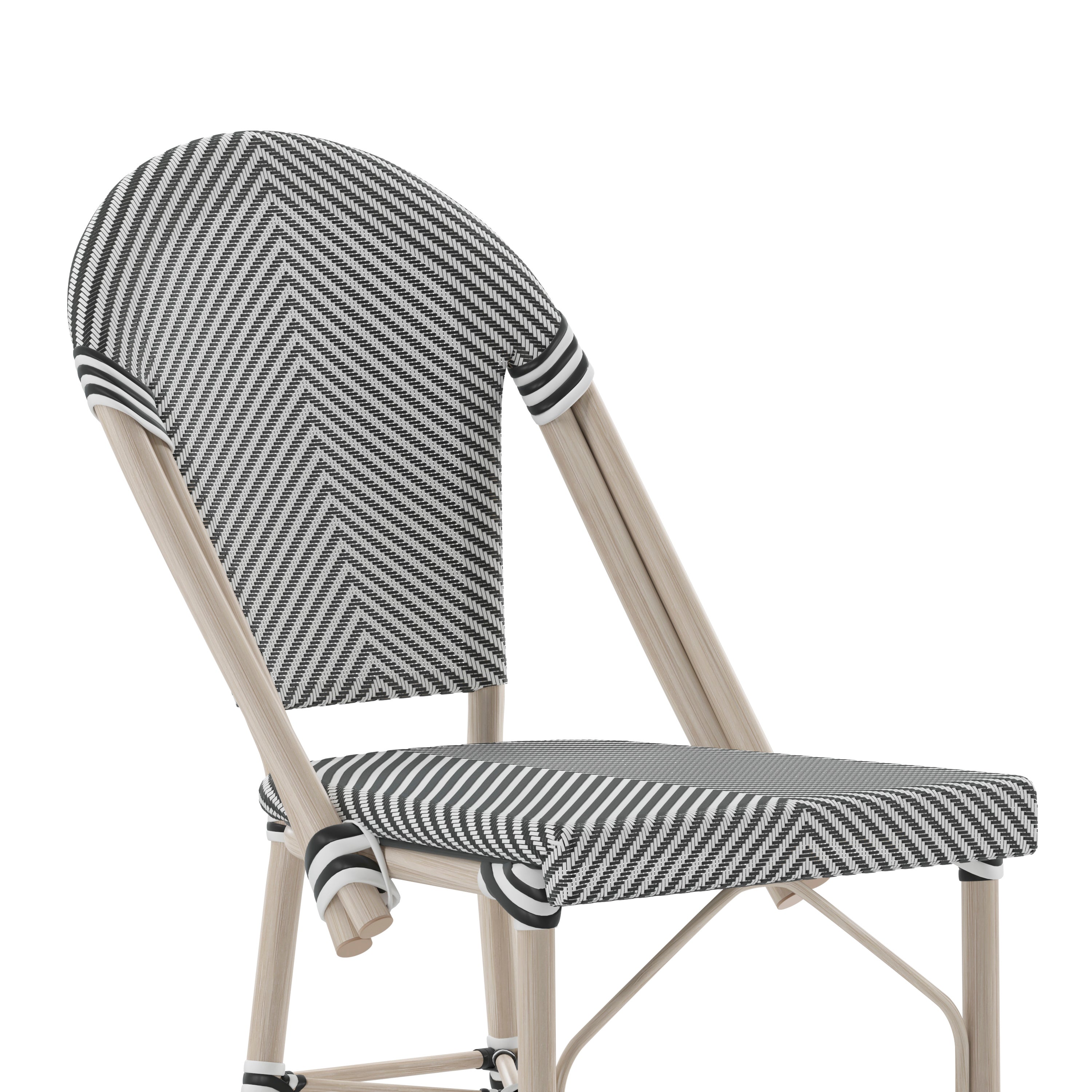Marseille Stackable Indoor/Outdoor Bistro 26" High Counter Height Stool,