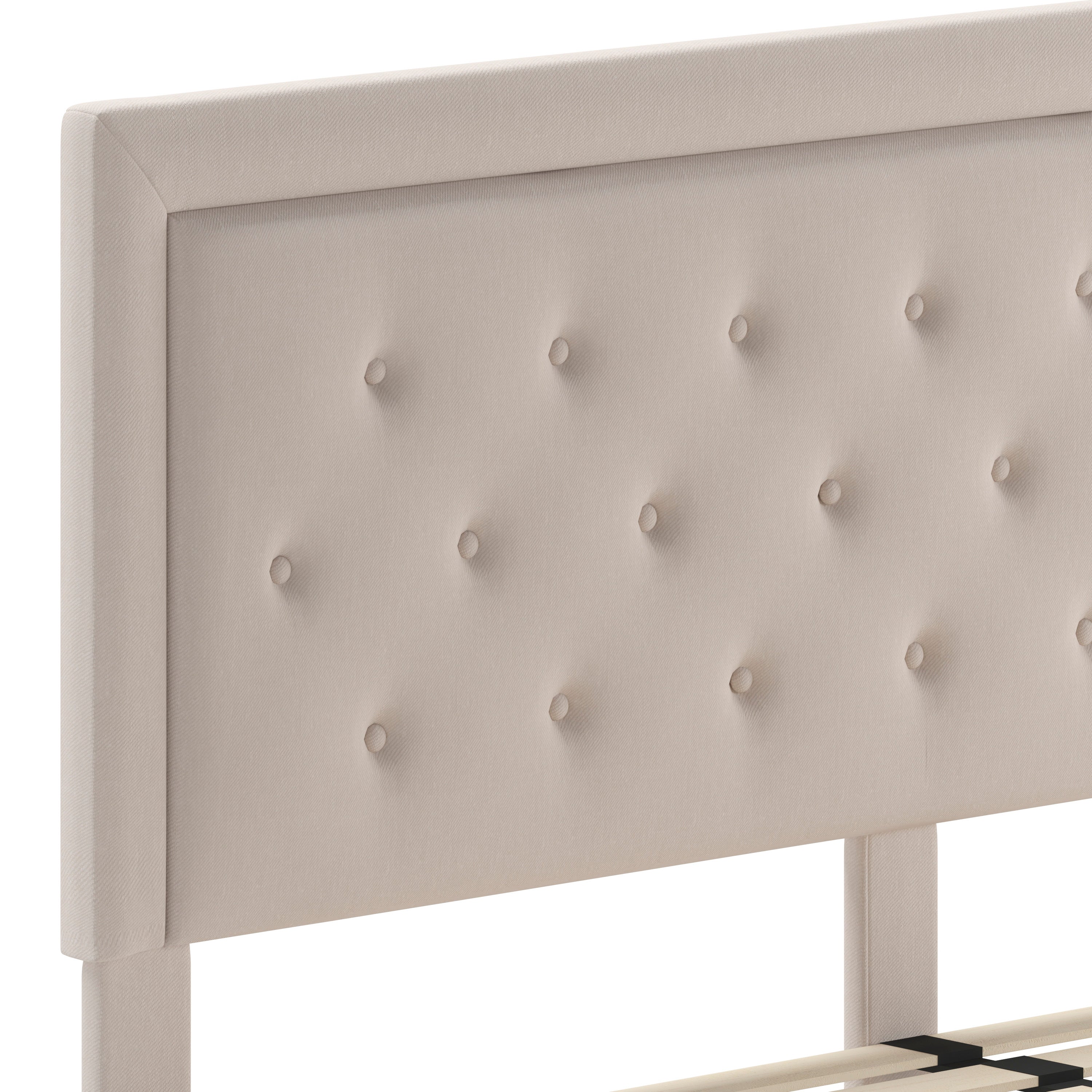 Roxbury Panel Tufted Upholstered Platform Bed