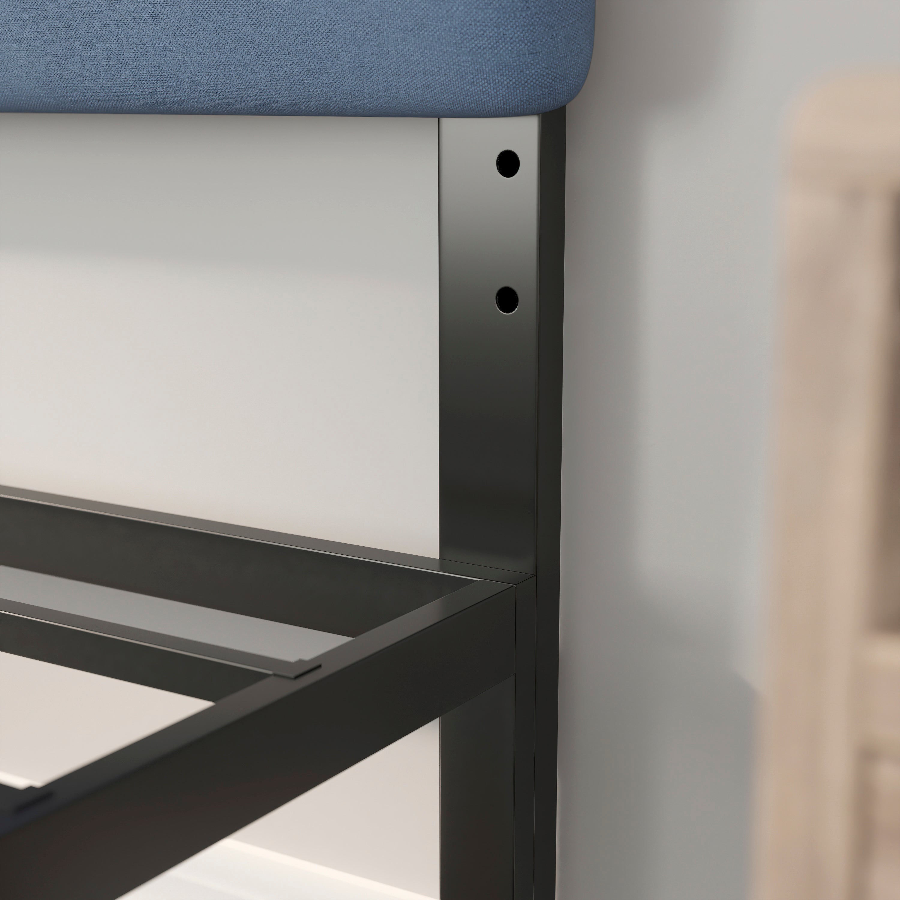 Paxton Channel Stitched Upholstered Headboard, Adjustable Height from 44.5" to 57.25"