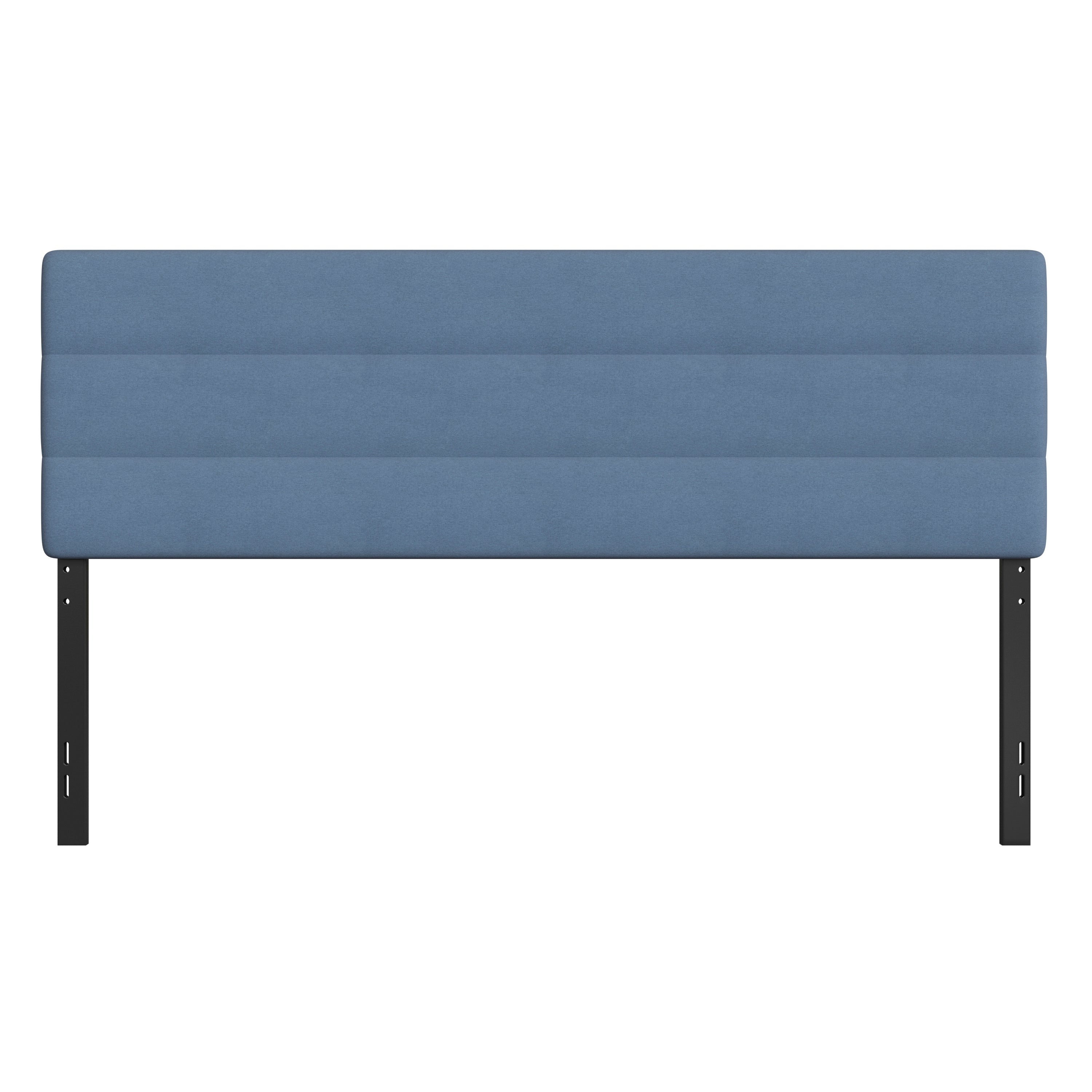 Paxton Channel Stitched Upholstered Headboard, Adjustable Height from 44.5" to 57.25"