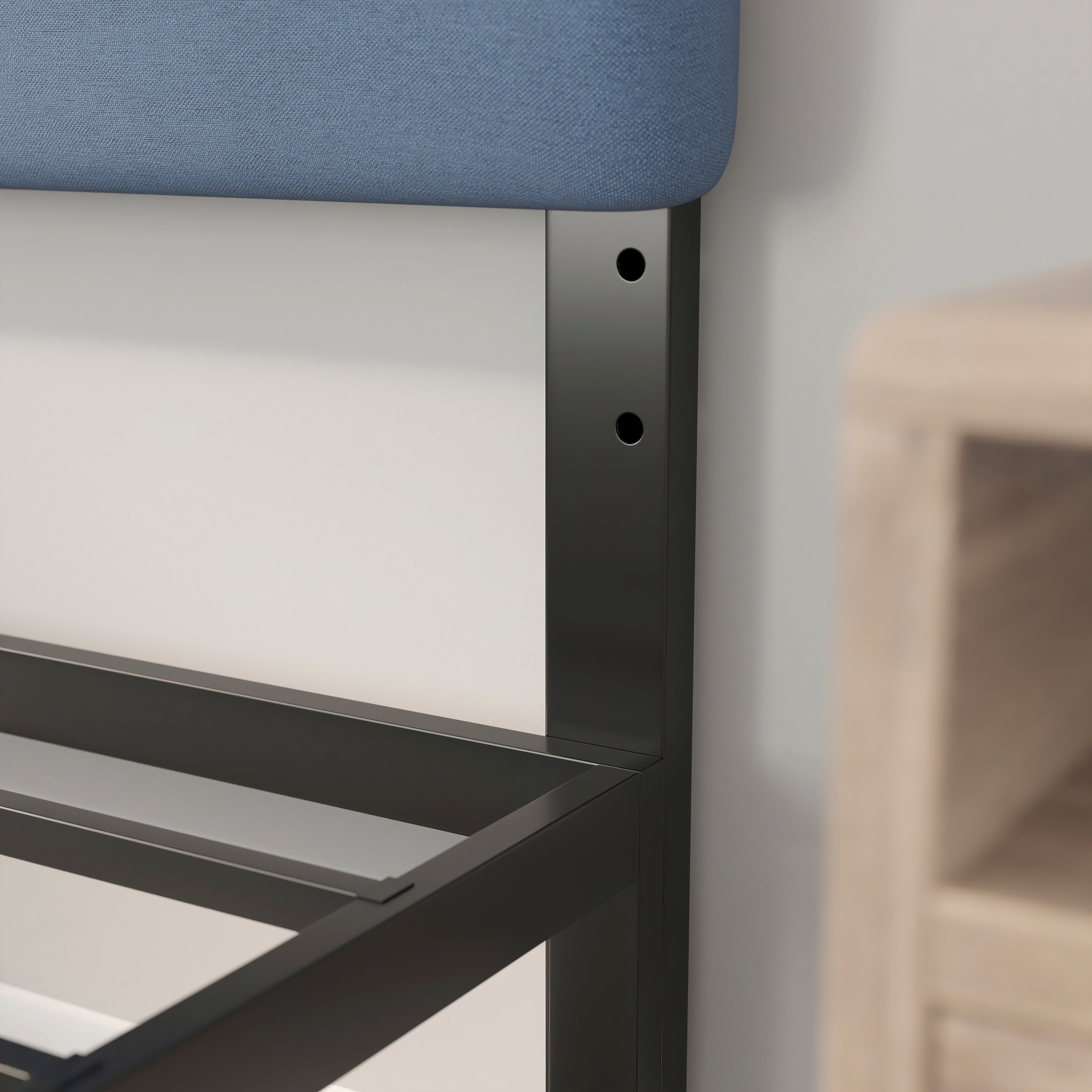 Paxton Channel Stitched Upholstered Headboard, Adjustable Height from 44.5" to 57.25"