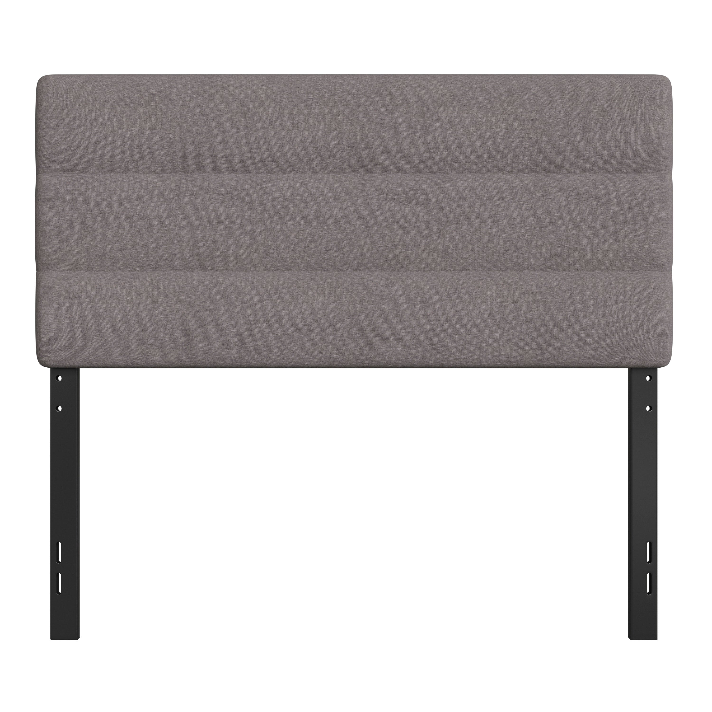 Paxton Channel Stitched Upholstered Headboard, Adjustable Height from 44.5" to 57.25"