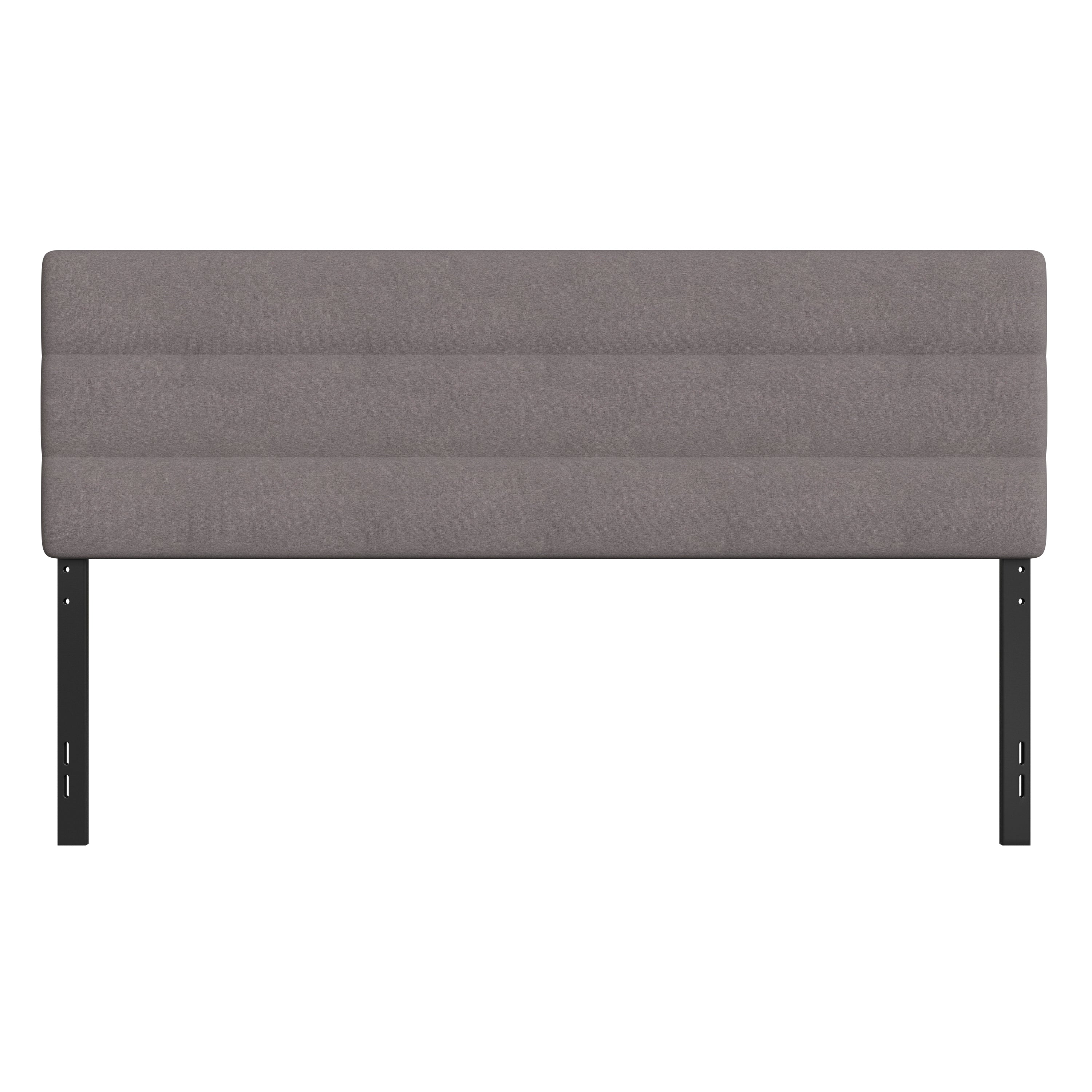 Paxton Channel Stitched Upholstered Headboard, Adjustable Height from 44.5" to 57.25"