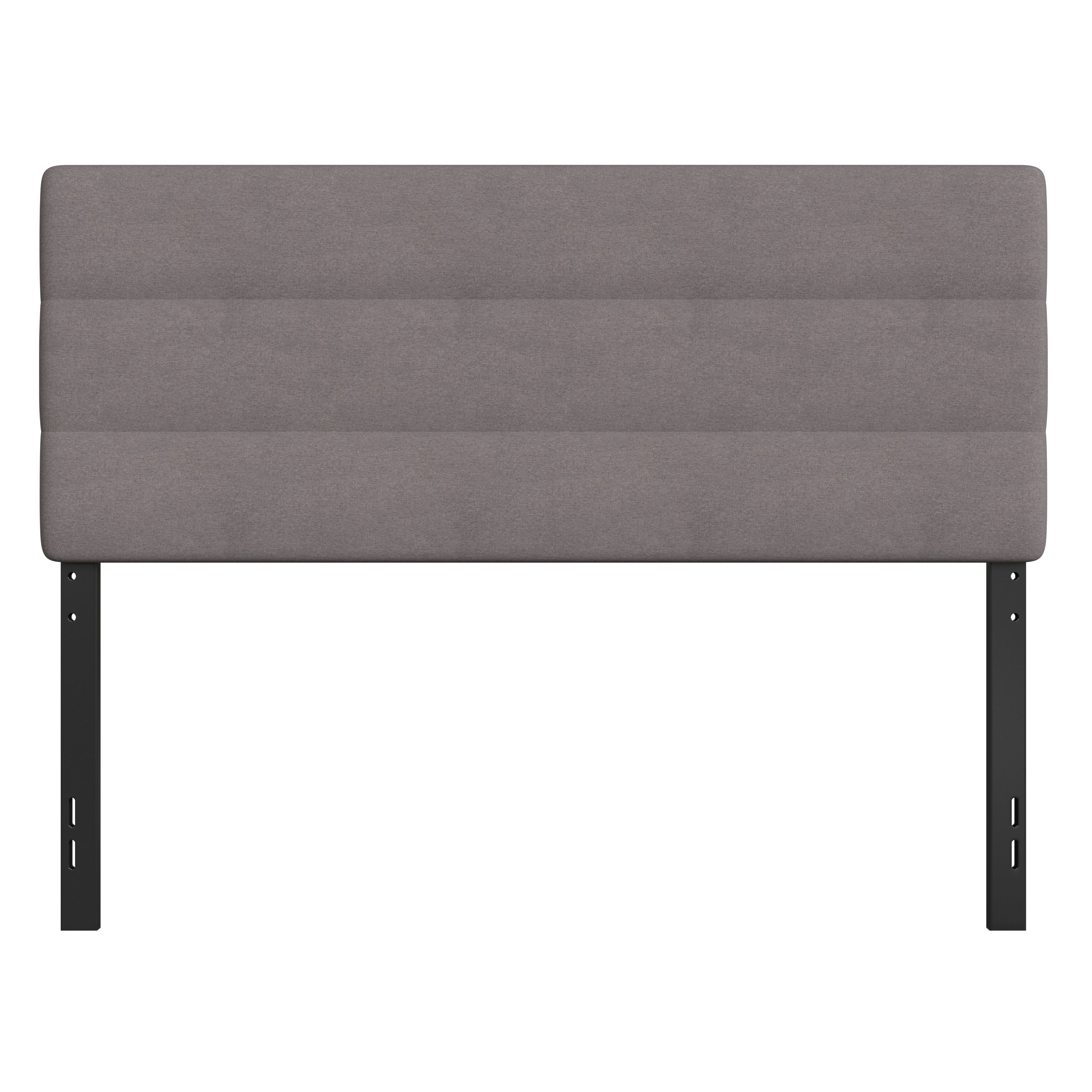 Paxton Channel Stitched Upholstered Headboard, Adjustable Height from 44.5" to 57.25"