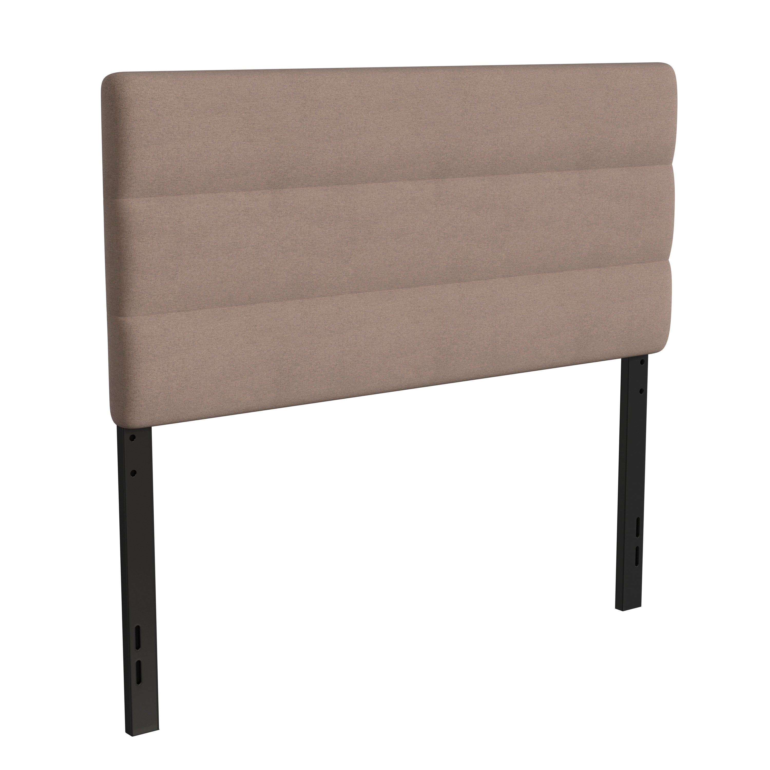 Paxton Channel Stitched Upholstered Headboard, Adjustable Height from 44.5" to 57.25"