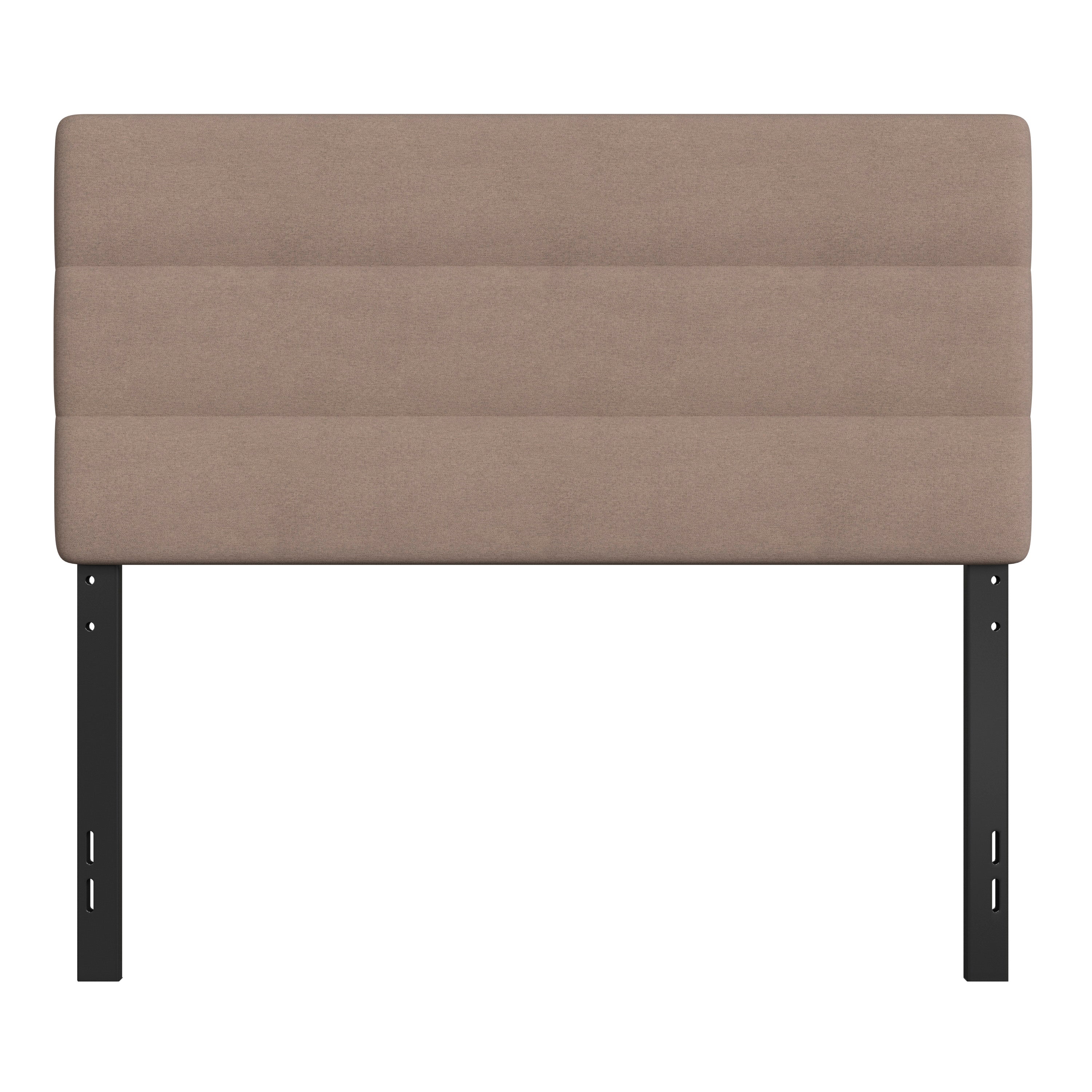 Paxton Channel Stitched Upholstered Headboard, Adjustable Height from 44.5" to 57.25"