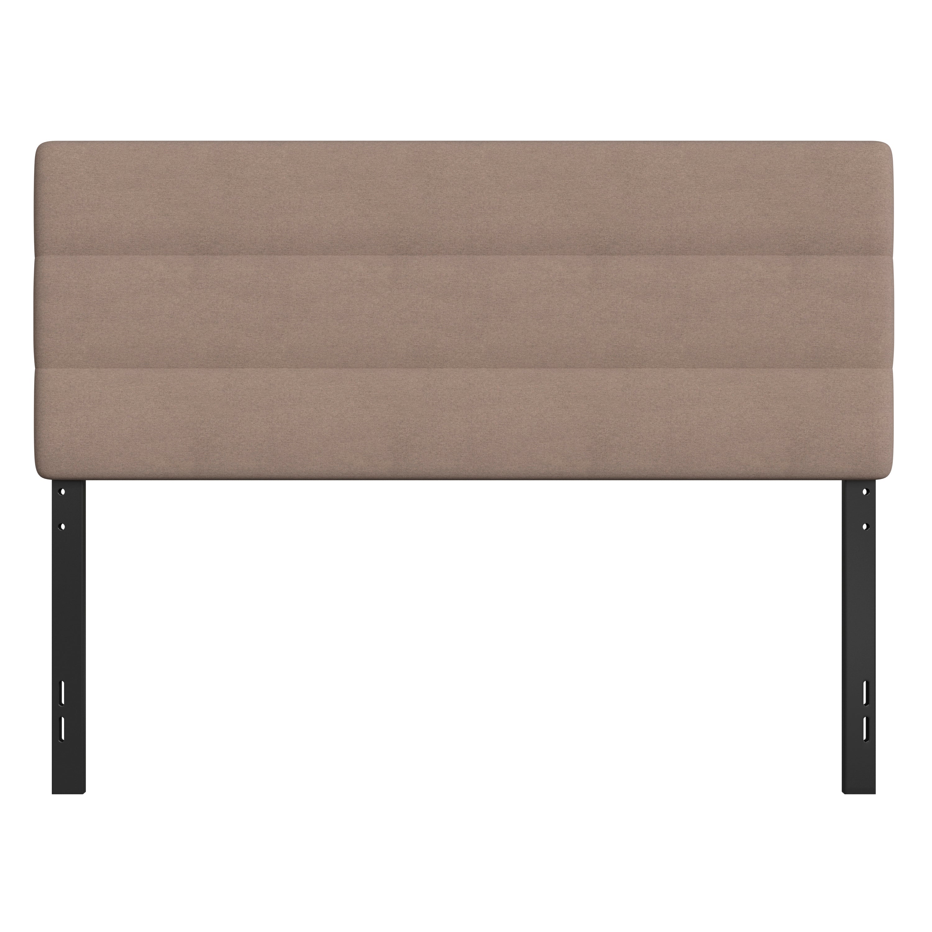 Paxton Channel Stitched Upholstered Headboard, Adjustable Height from 44.5" to 57.25"