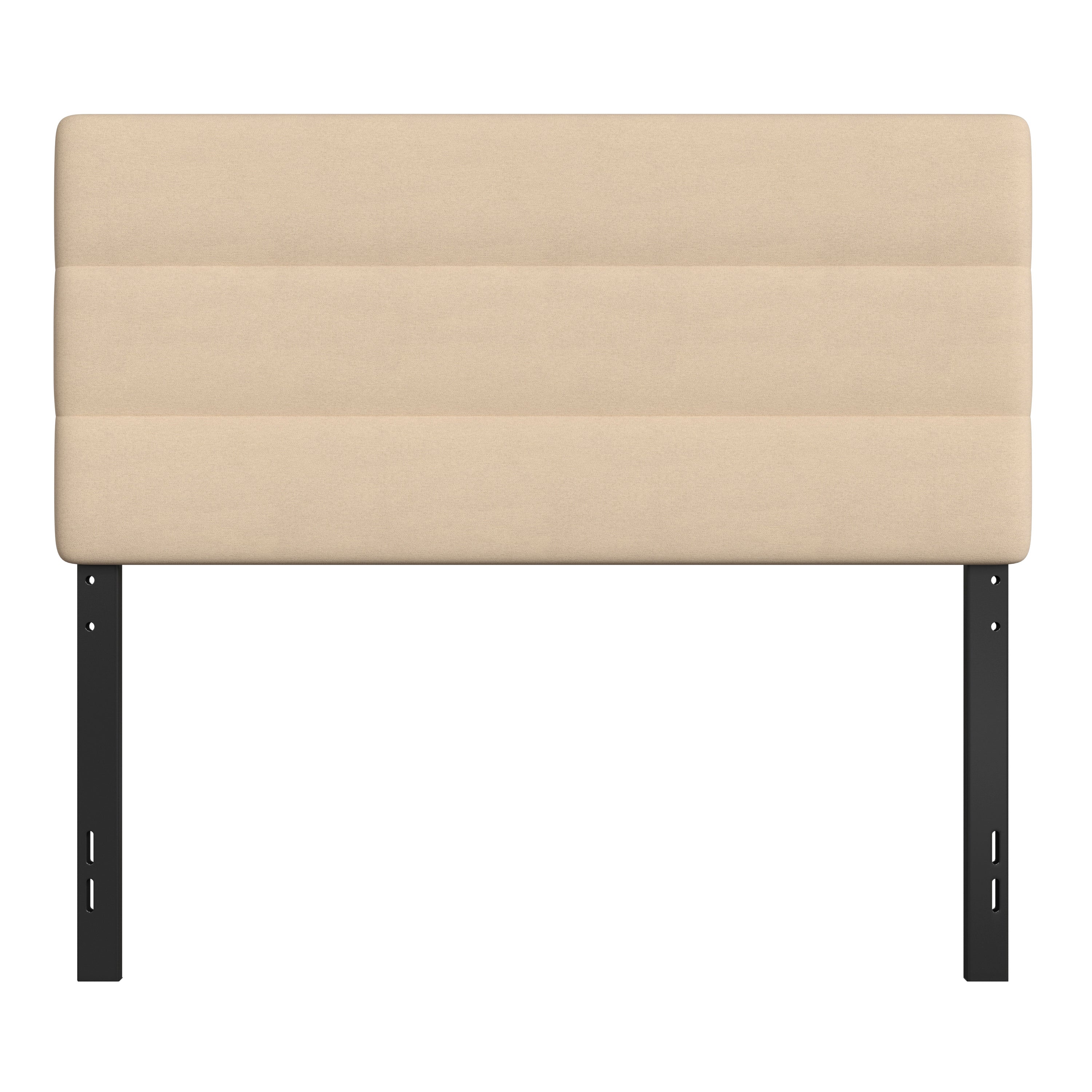 Paxton Channel Stitched Upholstered Headboard, Adjustable Height from 44.5" to 57.25"