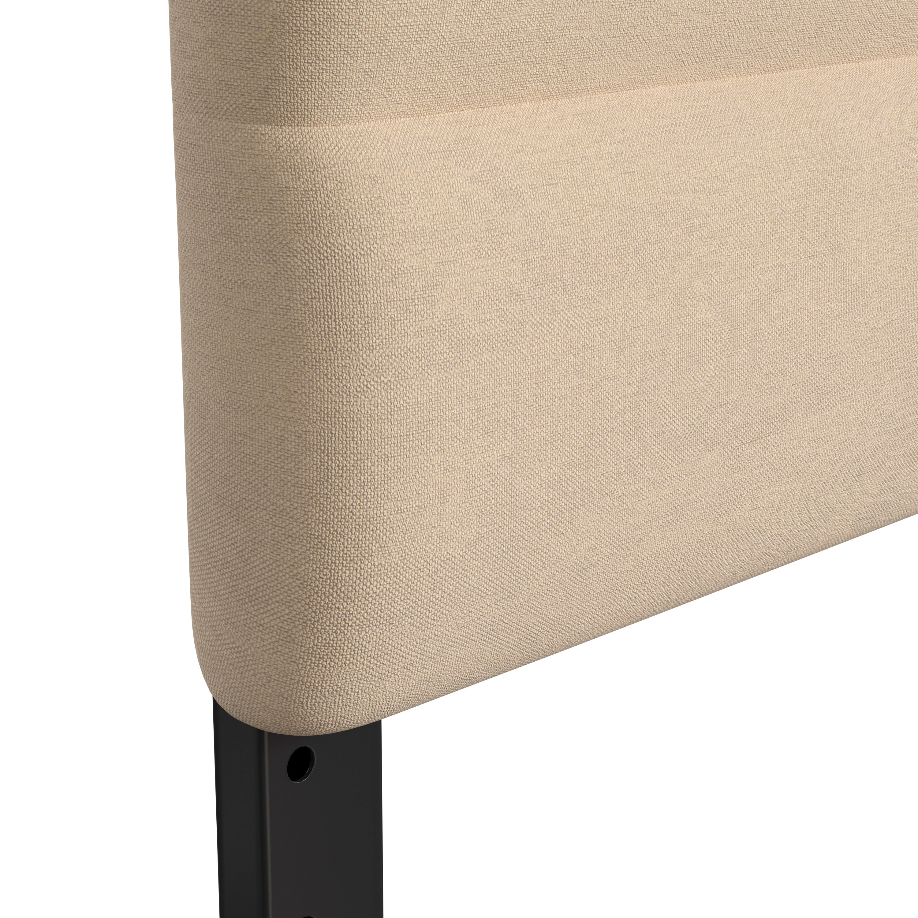 Paxton Channel Stitched Upholstered Headboard, Adjustable Height from 44.5" to 57.25"