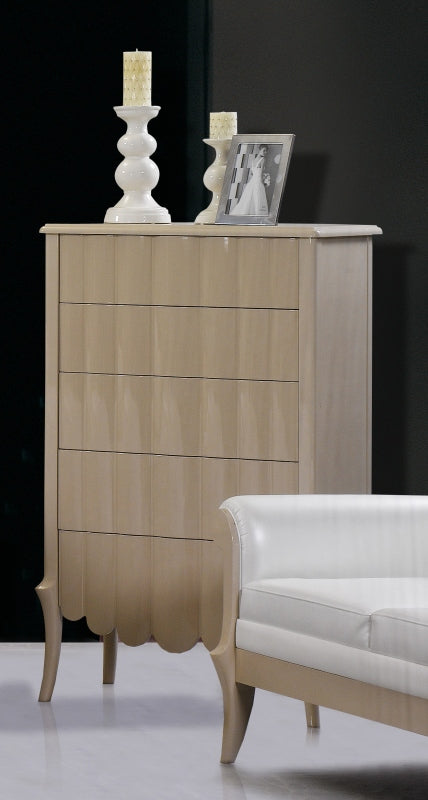 Waterfall Transitional 5-Drawer Chest